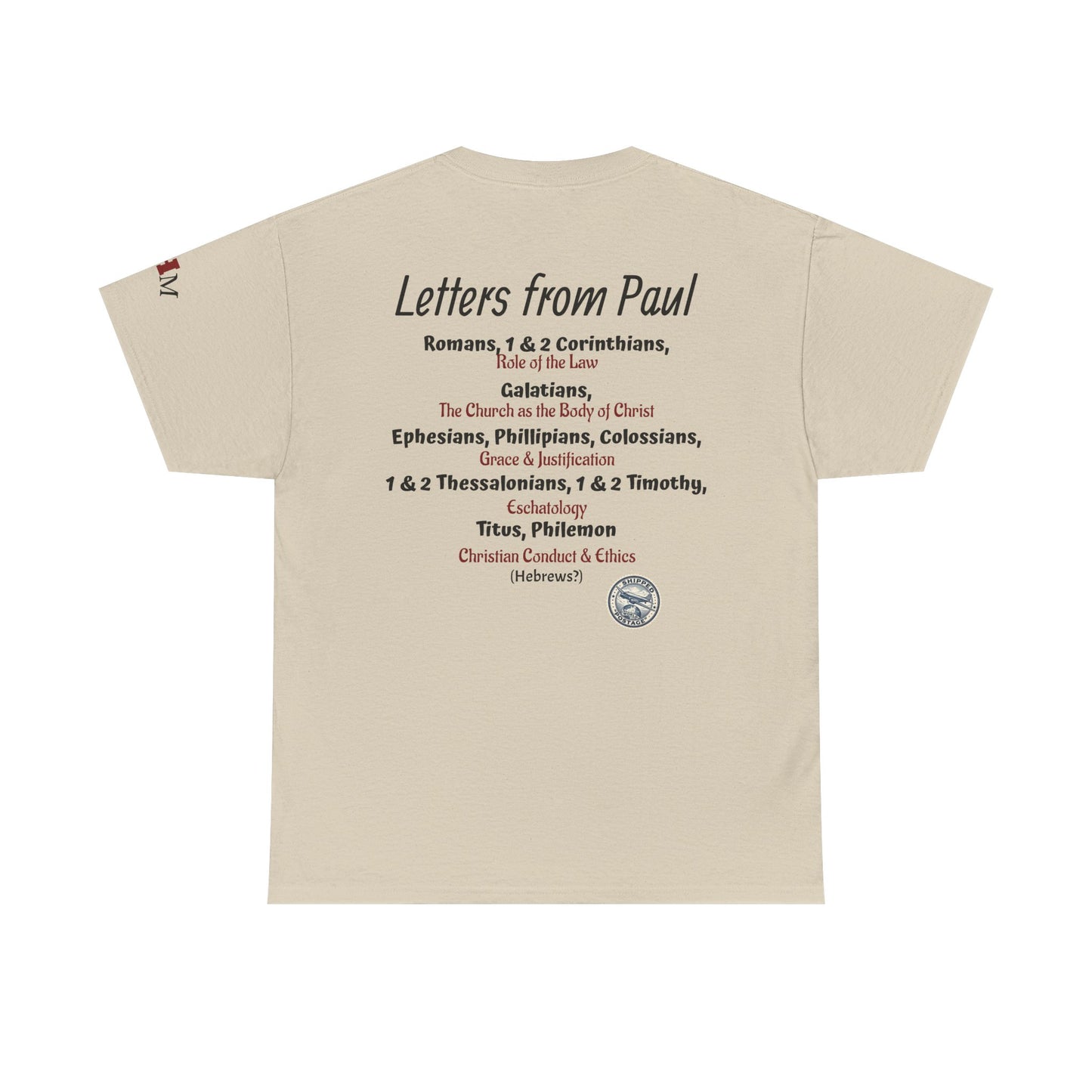 Letters from Paul T-Shirt — What Would Yours Say?