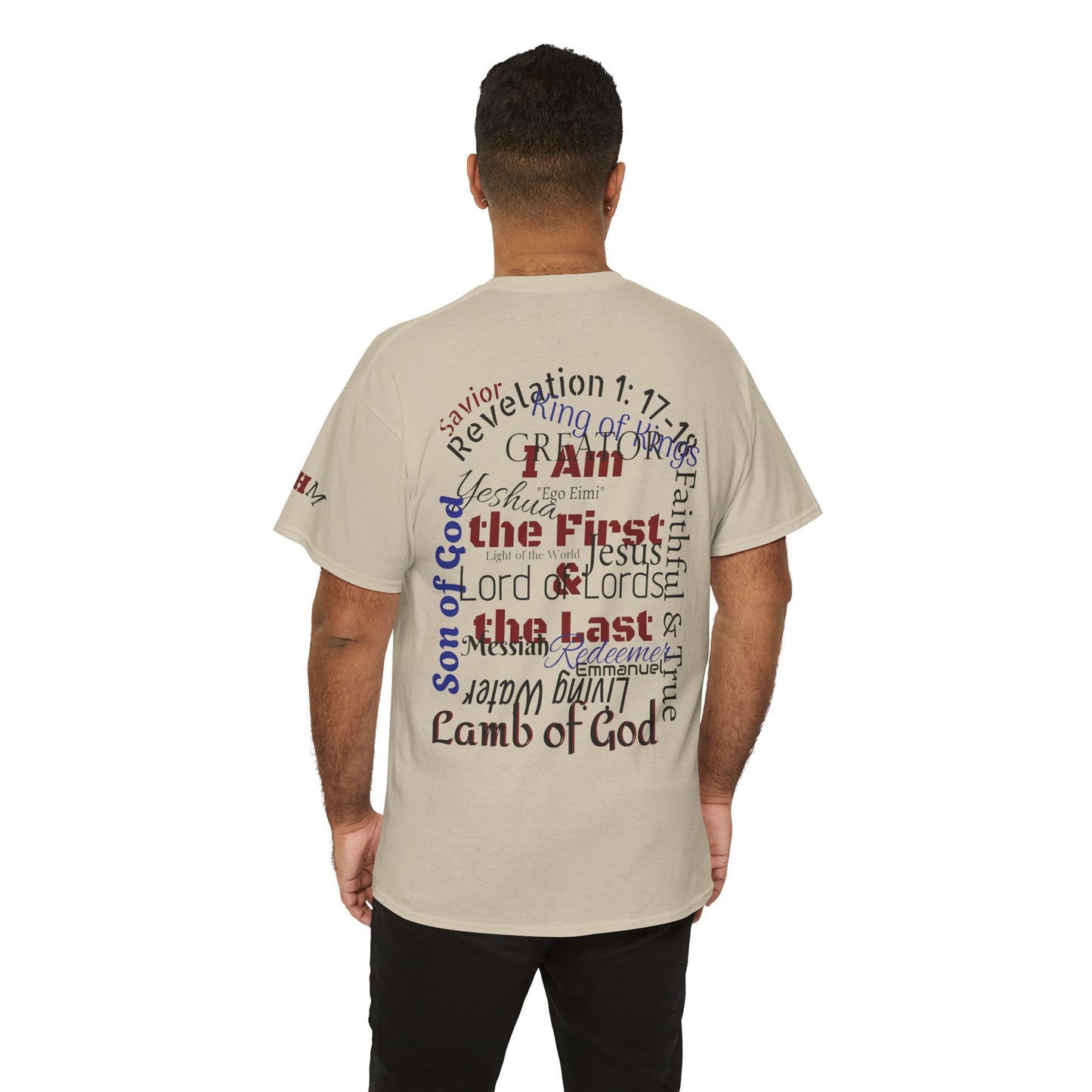 Alpha Omega T-shirt "I Am the First & the Last" Names of Jesus