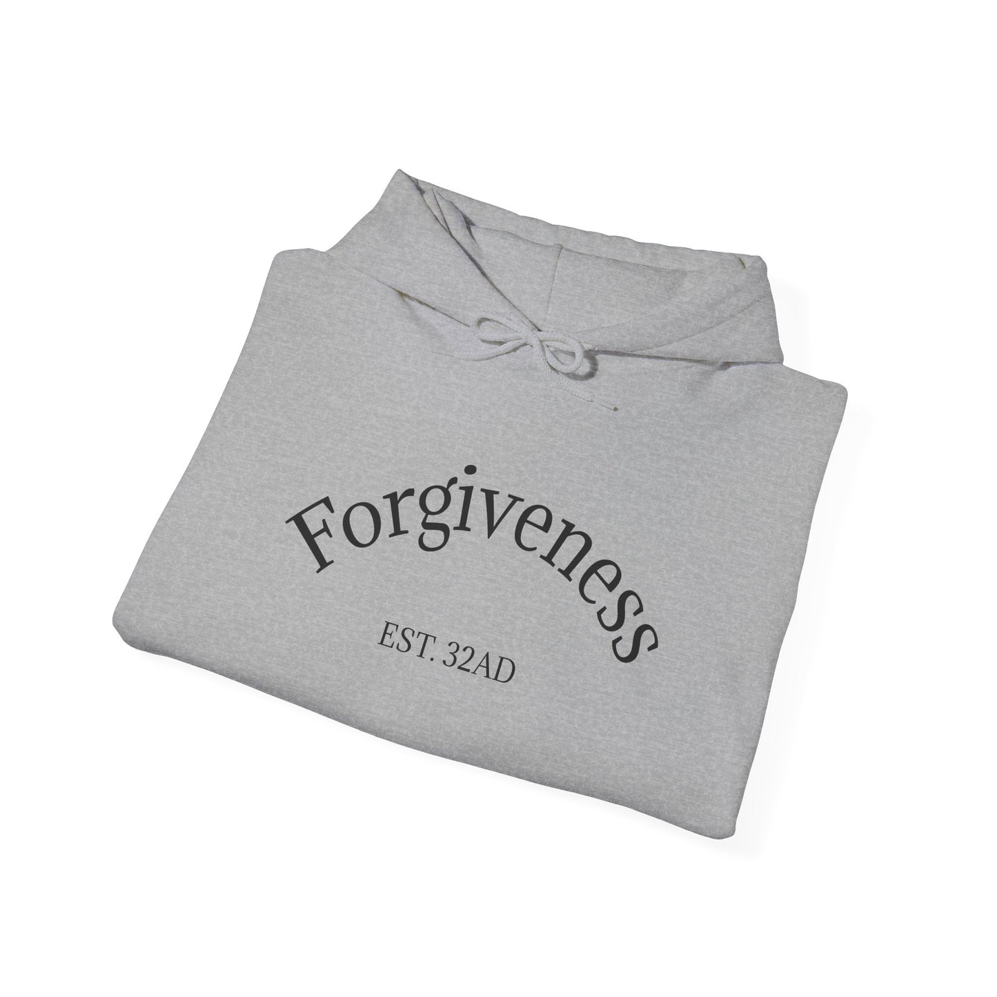 Forgiveness Hoodie (Romans 10:9-10)— Christian Scripture Faith Pullover