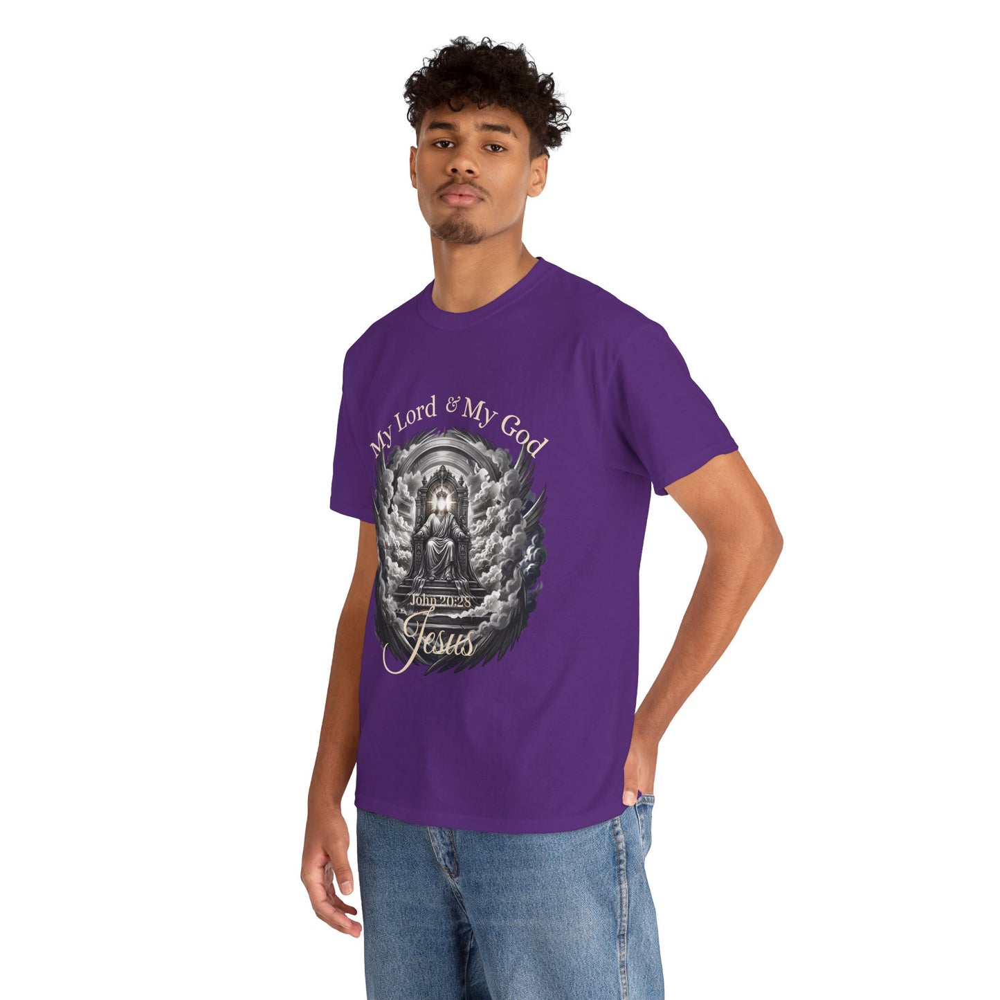 Jesus on the Throne "My Lord & My God" Christian Faith Tee