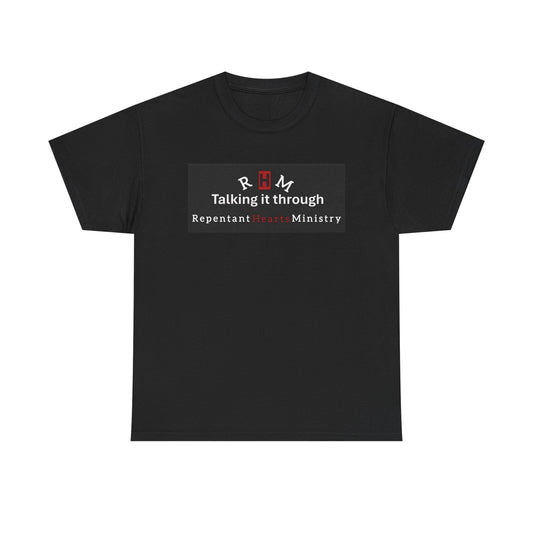 Ministry Tee — "Talking It Through" Repentant Hearts Gospel Shirt
