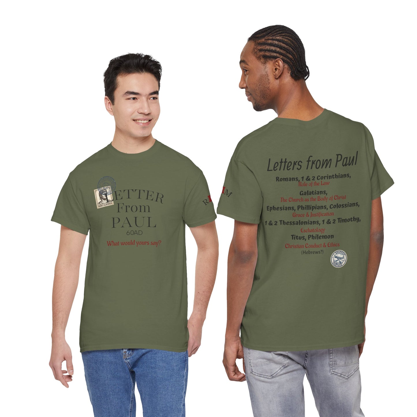 Letters from Paul T-Shirt — What Would Yours Say?
