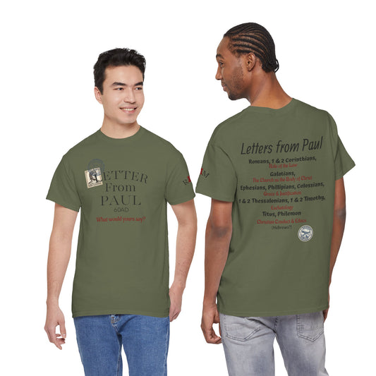 Letters from Paul T-Shirt — What Would Yours Say?