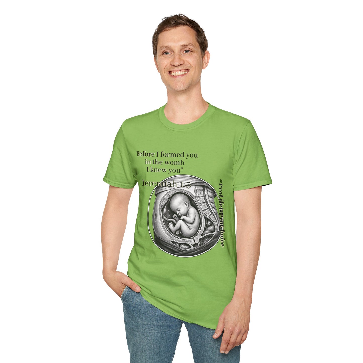 Abolish Abortion T-Shirt - Jeremiah 1:5