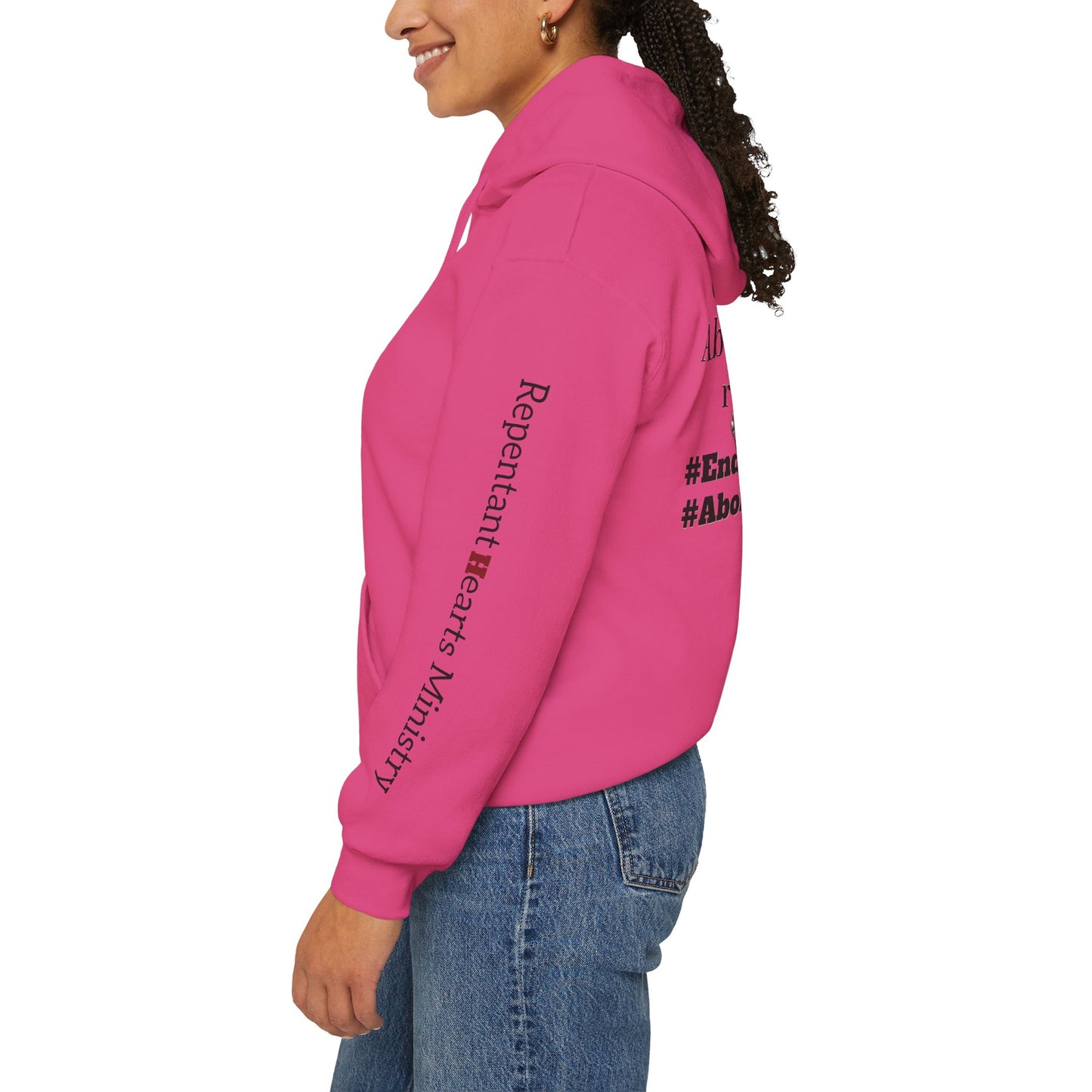 Abolish Abortion Heavy Blend™ Jeremiah 1:5 Hooded Sweatshirt