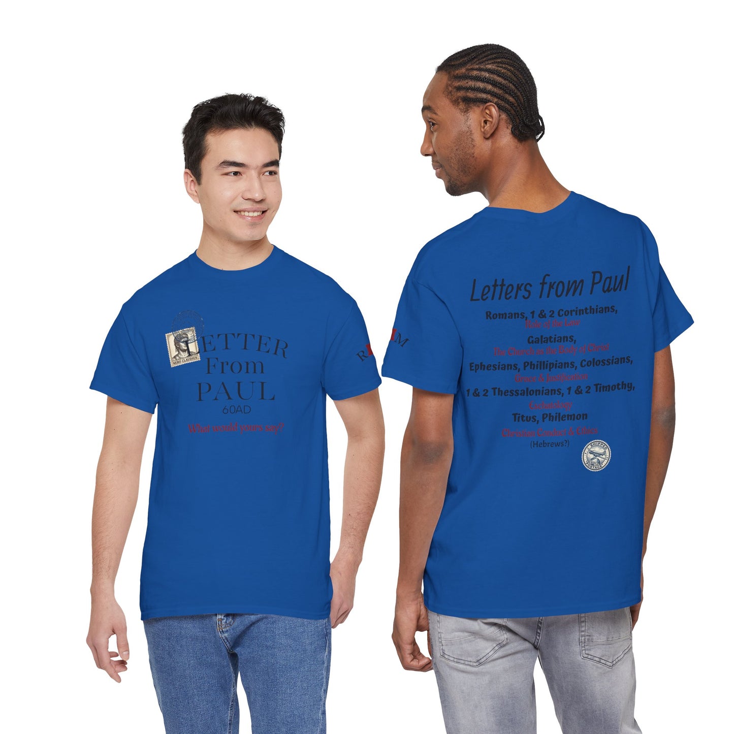 Letters from Paul T-Shirt — What Would Yours Say?