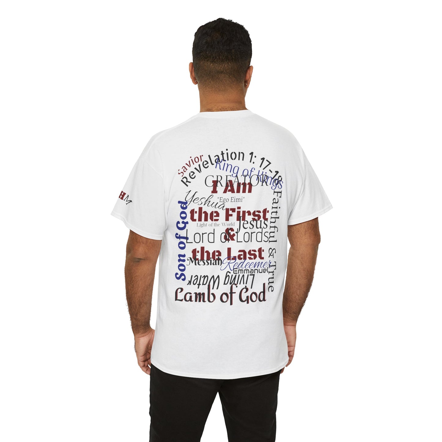 Alpha Omega T-shirt "I Am the First & the Last" Names of Jesus