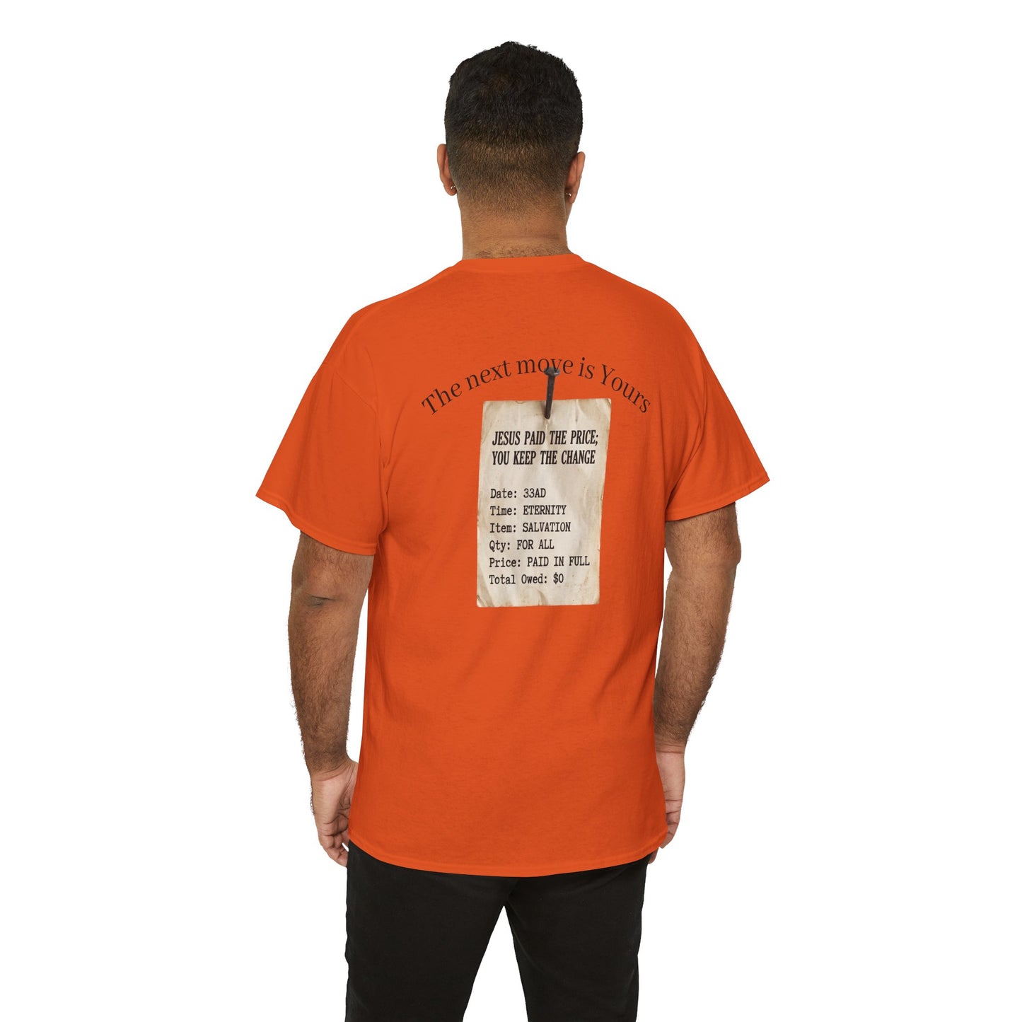 Your Debt Is Paid Romans 6:23 Inspirational- Christian Cross T-Shirt