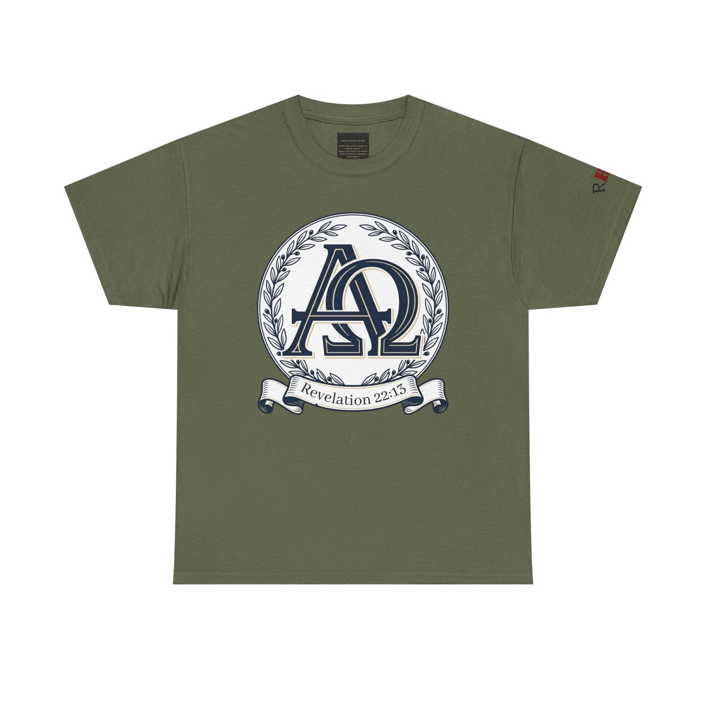 Alpha Omega T-shirt "I Am the First & the Last" Names of Jesus