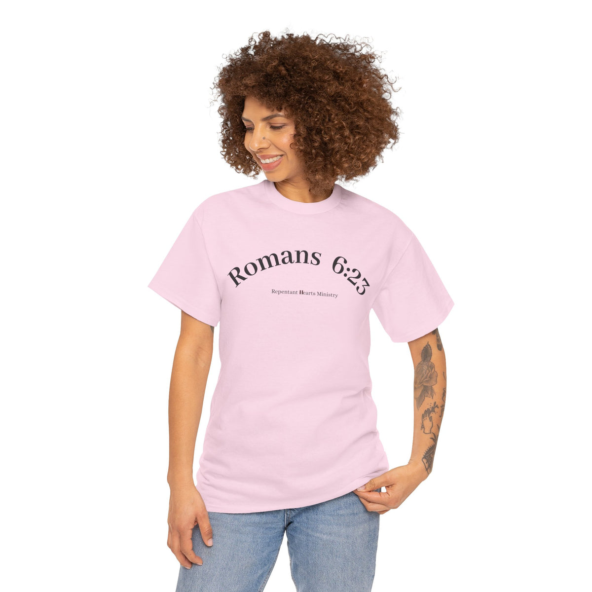Your Debt Is Paid Romans 6:23 Inspirational- Christian Cross T-Shirt