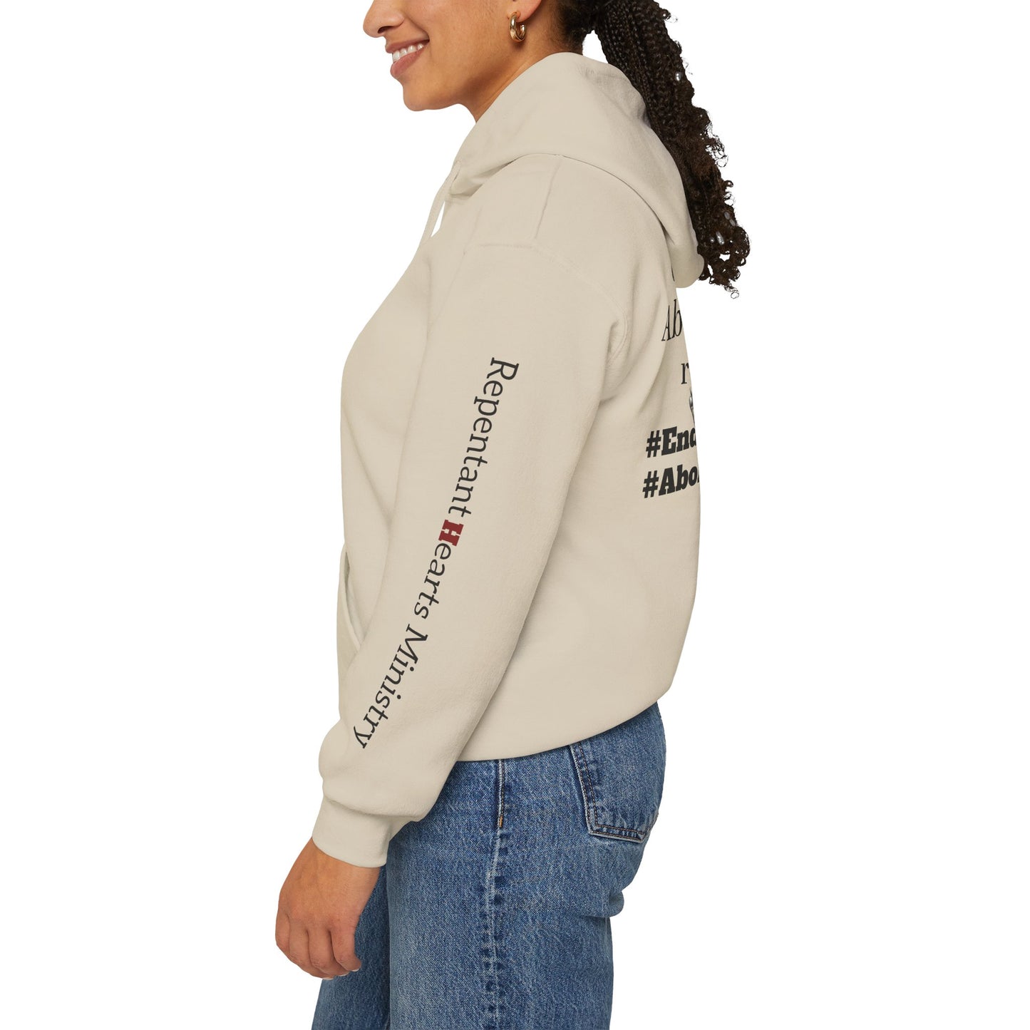 Abolish Abortion Heavy Blend™ Jeremiah 1:5 Hooded Sweatshirt
