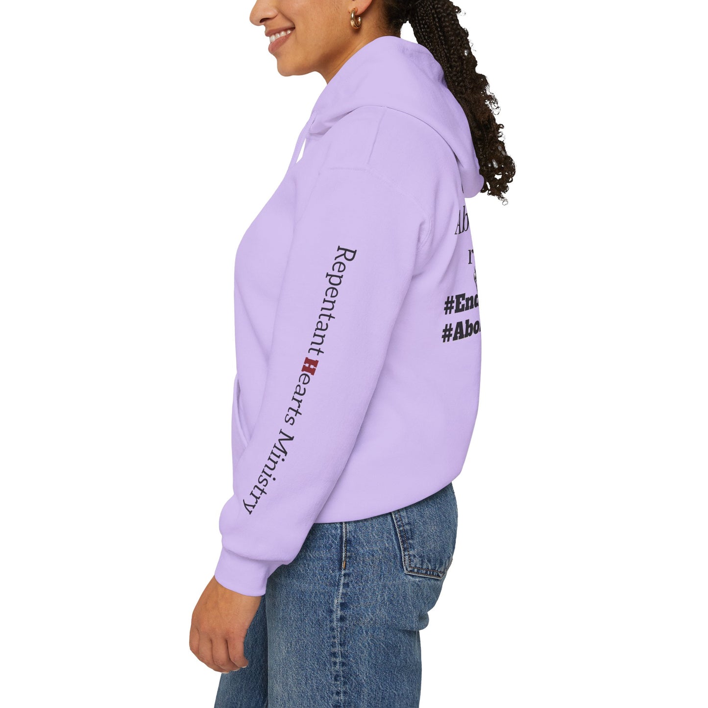 Abolish Abortion Heavy Blend™ Jeremiah 1:5 Hooded Sweatshirt