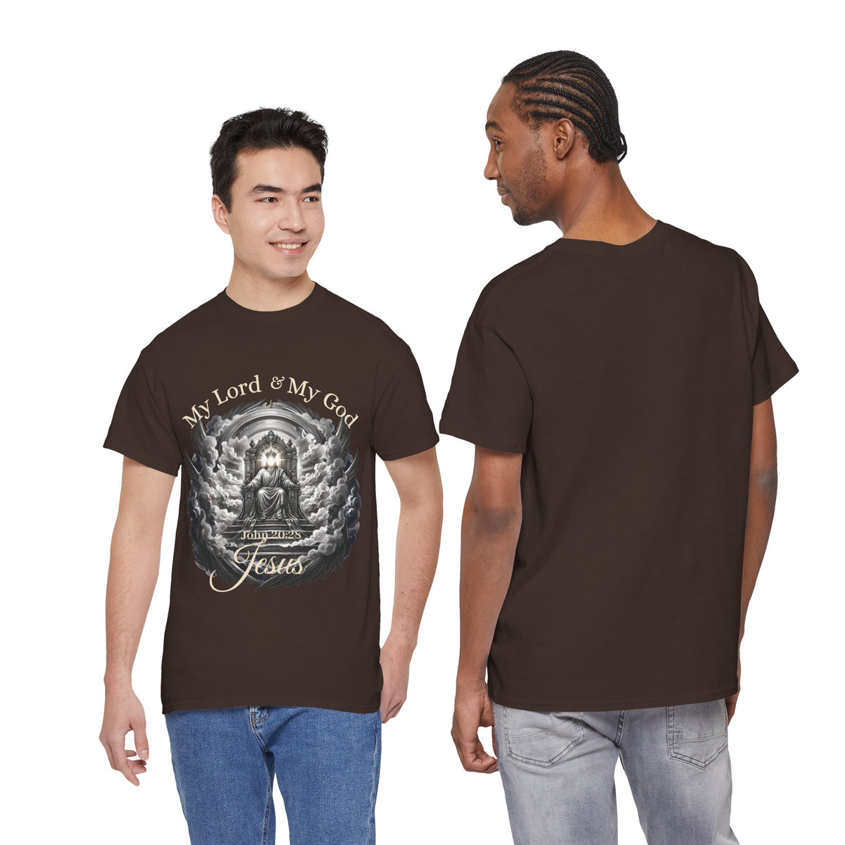 Jesus on the Throne "My Lord & My God" Christian Faith Tee