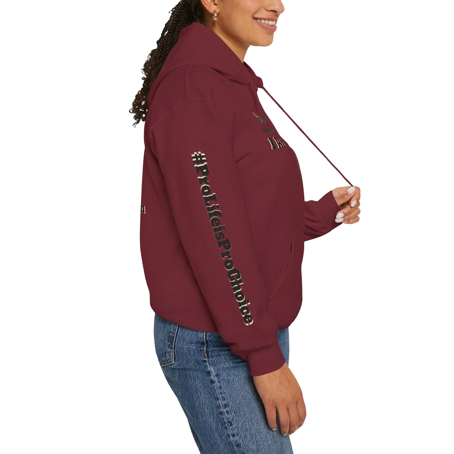 Abolish Abortion Heavy Blend™ Jeremiah 1:5 Hooded Sweatshirt