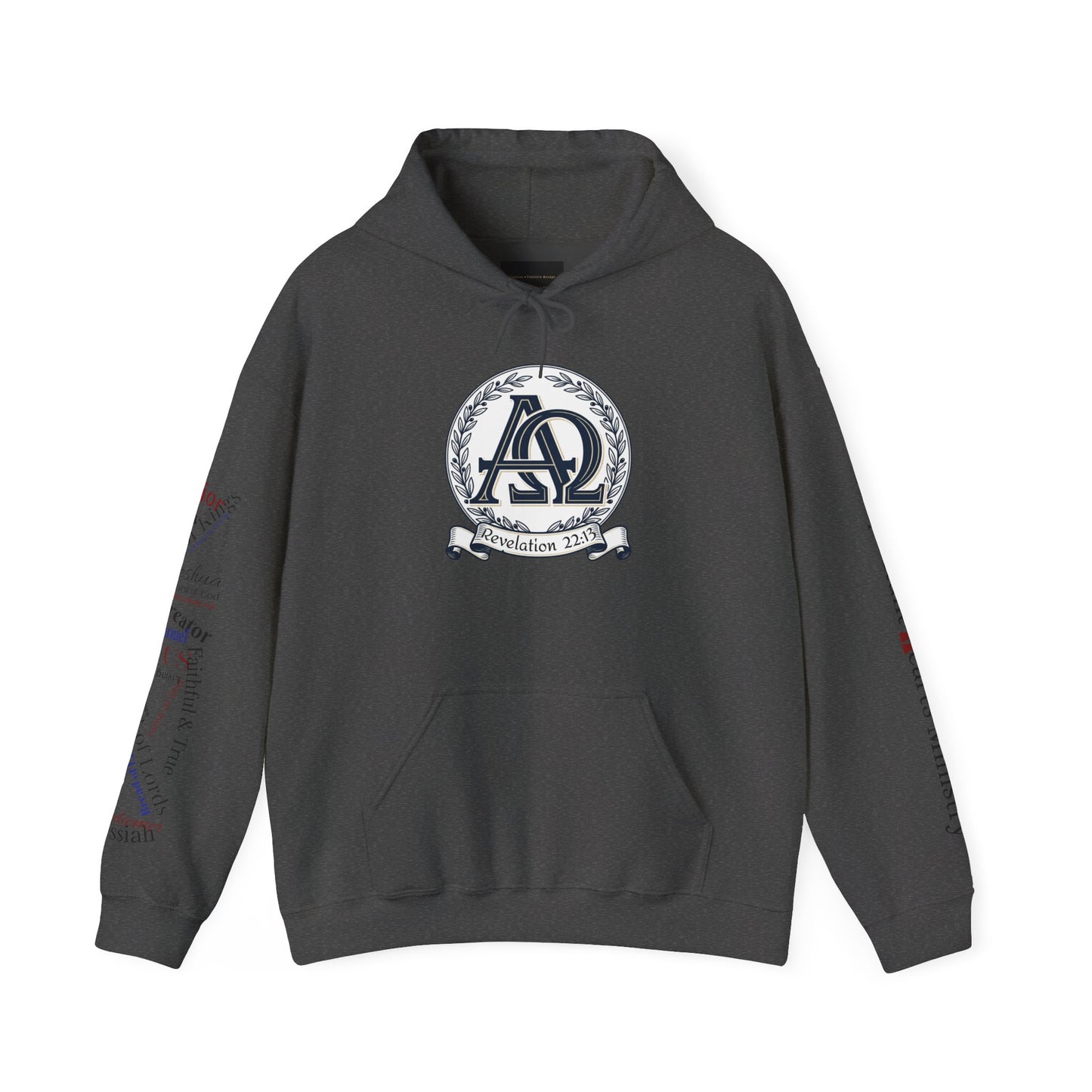 Alpha Omega Hoodie — "I Am the First & the Last" Names of Jesus
