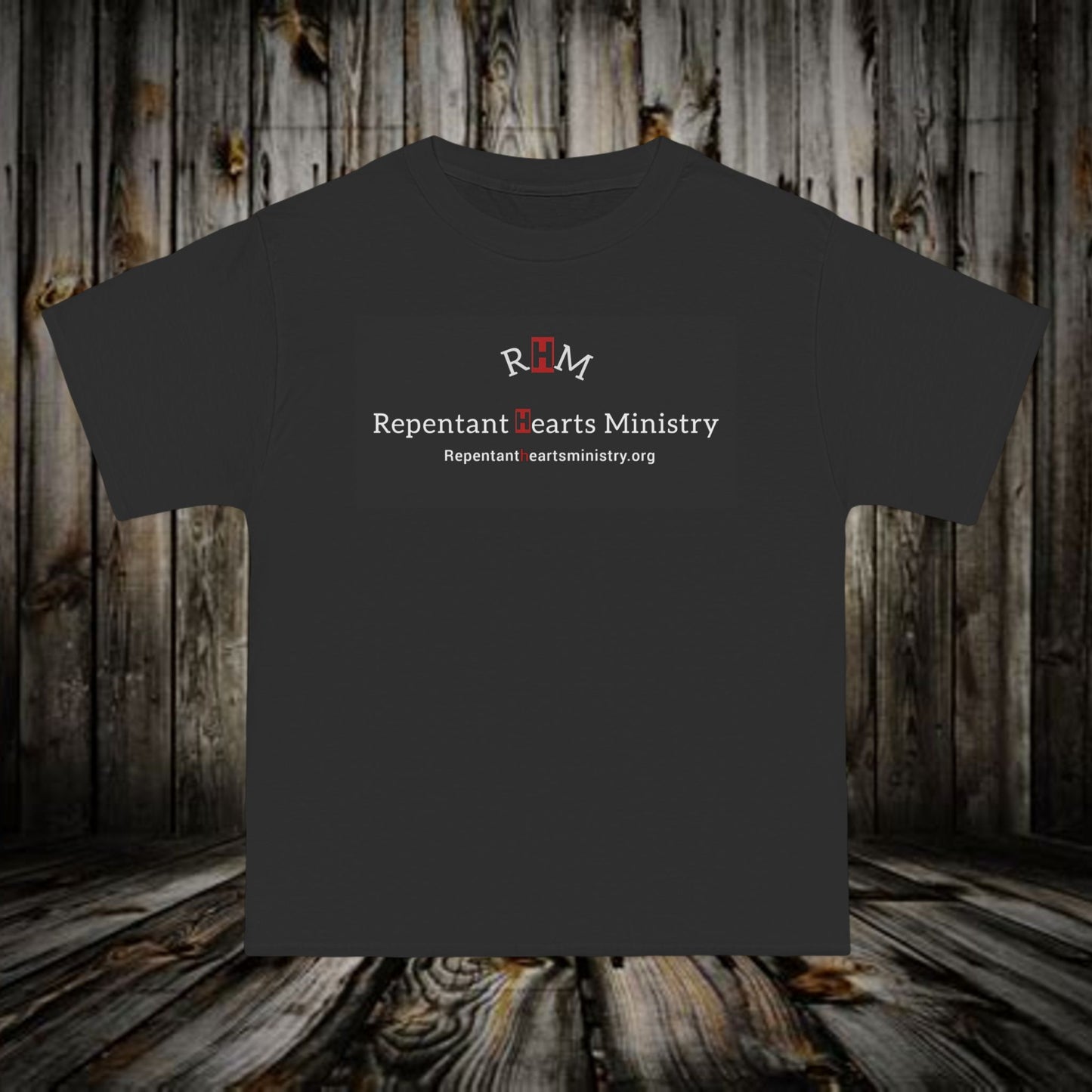 Matt 11:28- Repentant Hearts Ministry- Scripture T-Shirt - Christian Faith Graphic Tee