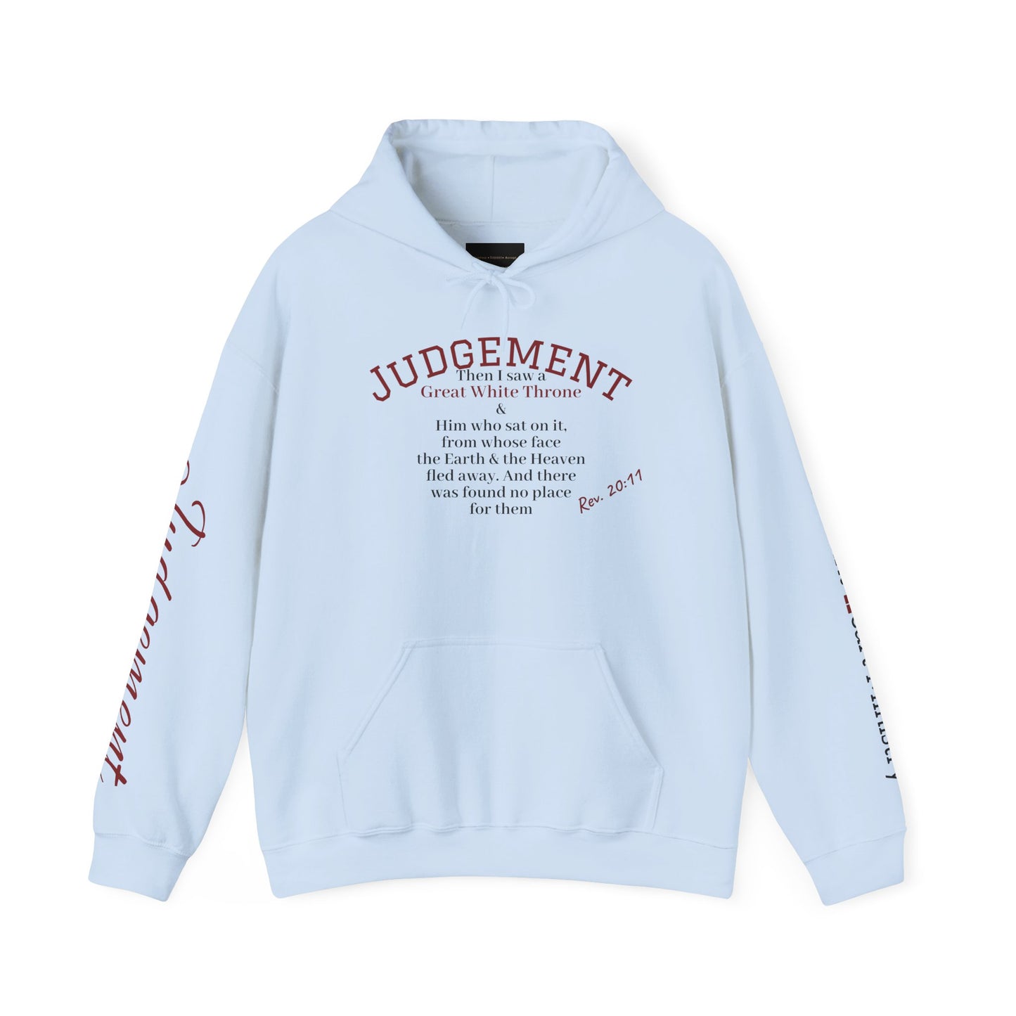 Judgment hoodie- Revelation and 2 Corinthians scripture