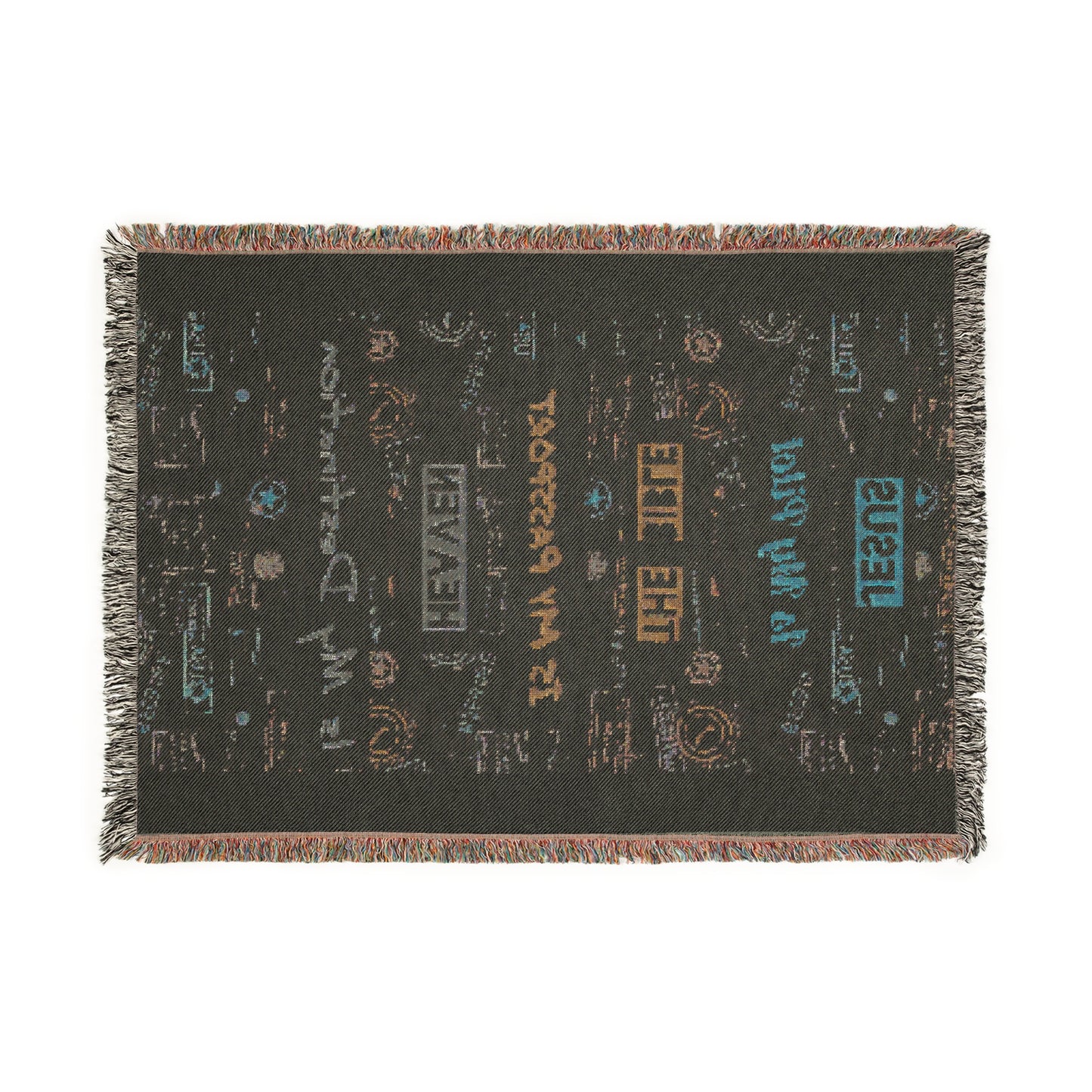 Faith Based Blanket - 'Heaven is My Destination' - Cozy Home Decor for Faith and Comfort