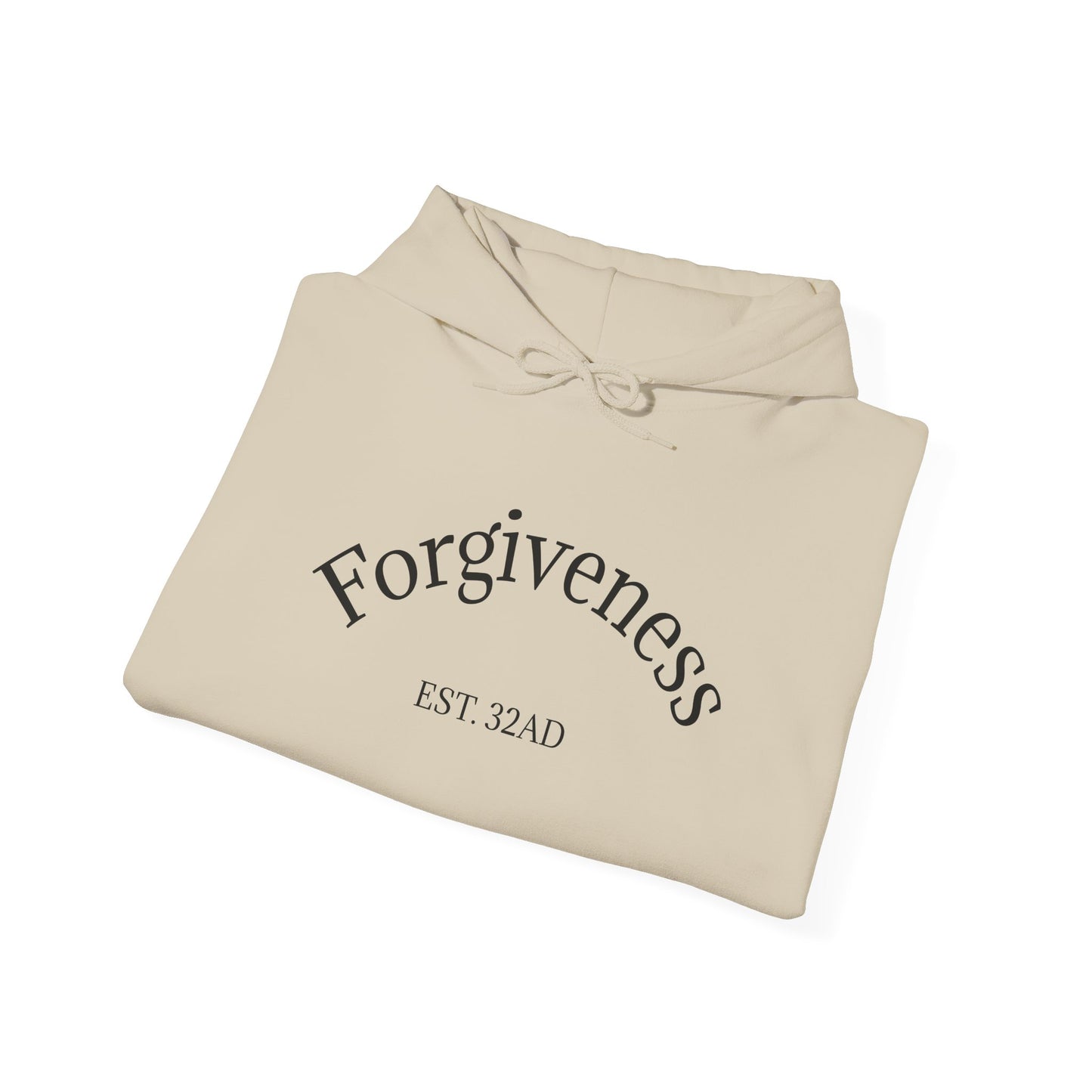 Forgiveness Hoodie (Romans 10:9-10)— Christian Scripture Faith Pullover