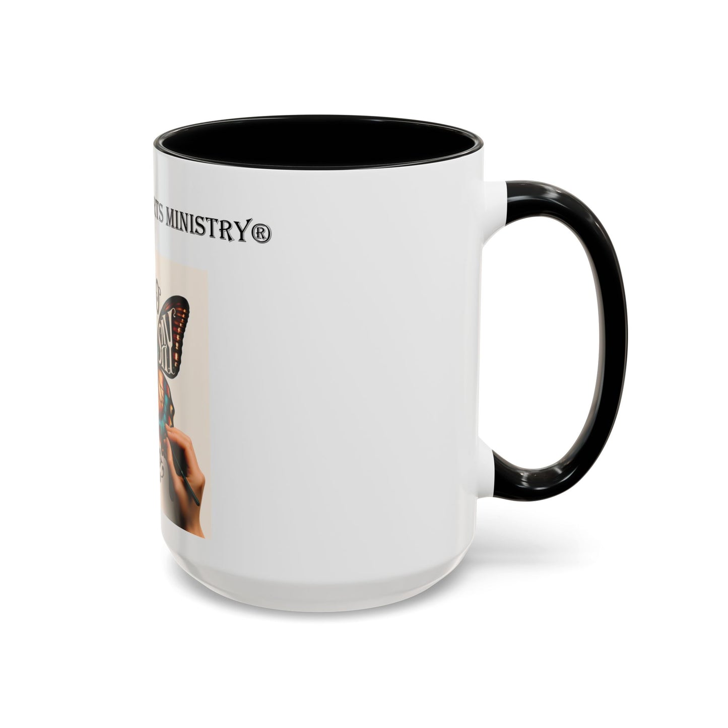 Cup Biblical Butterfly Accent Coffee Mug - "Who Do You Say I Am"