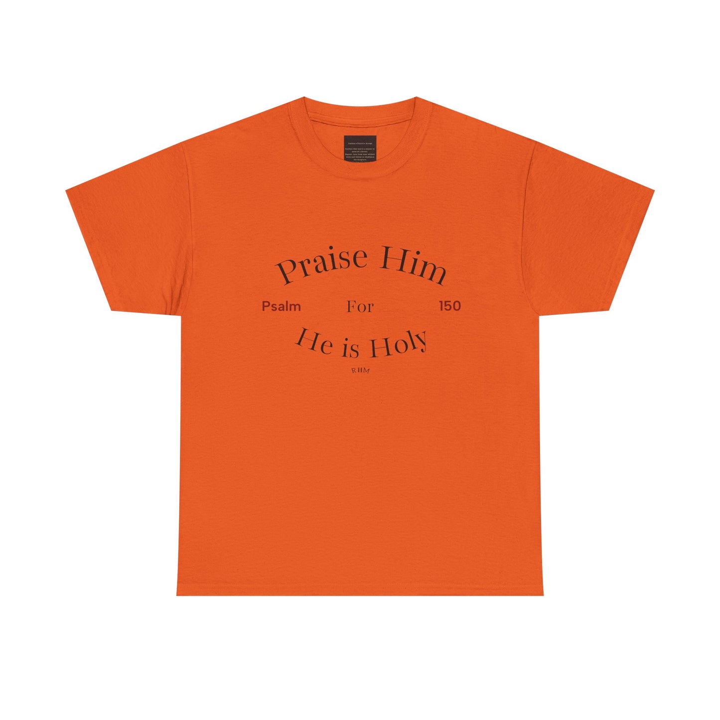 Praise Him For He is Holy — Psalm 150 T-Shirt