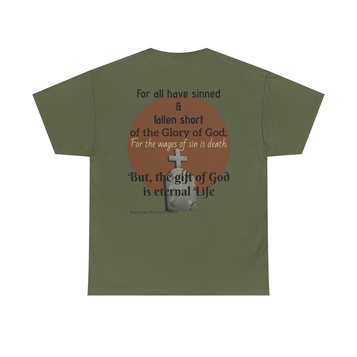 "Saved" Ephesians 2:8 T‑Shirt — Scripture back