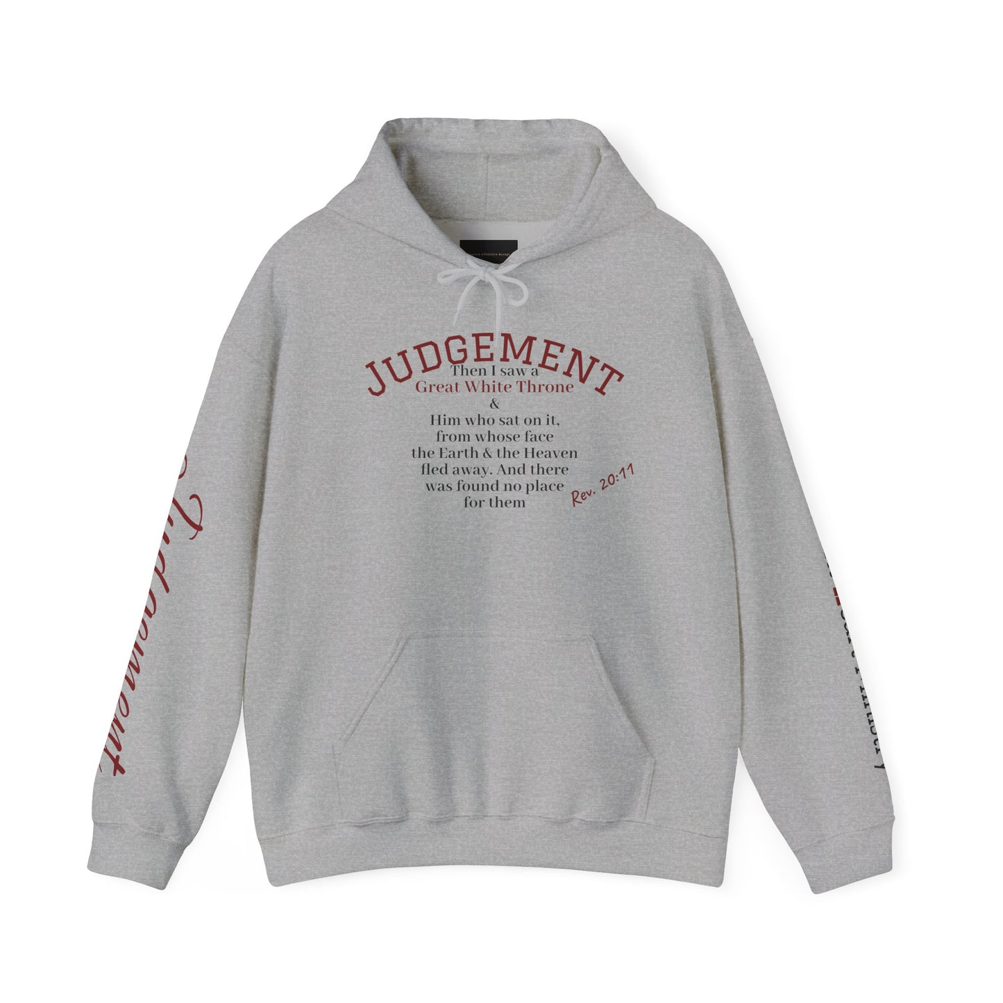 Judgment hoodie- Revelation and 2 Corinthians scripture