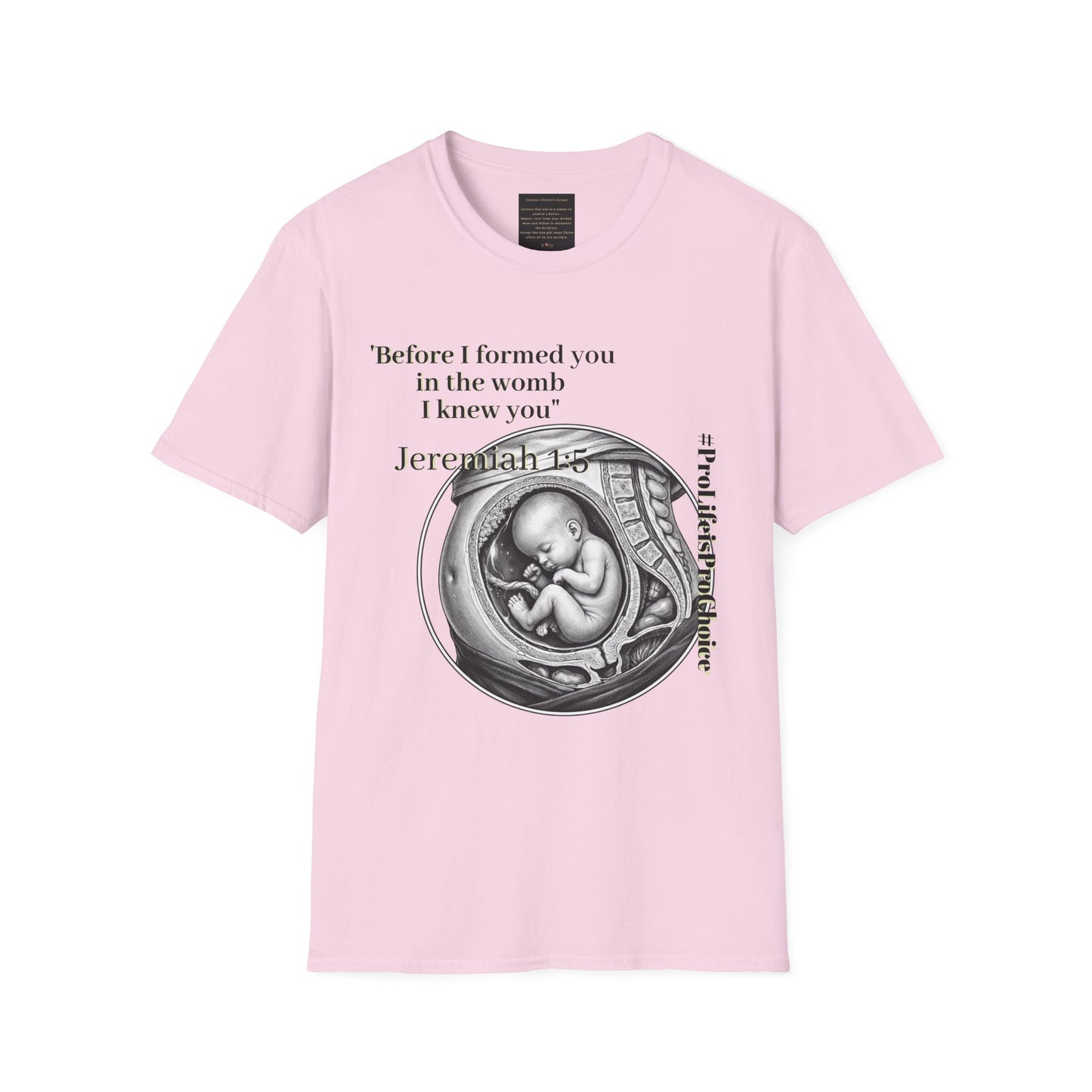 Abolish Abortion T-Shirt - Jeremiah 1:5