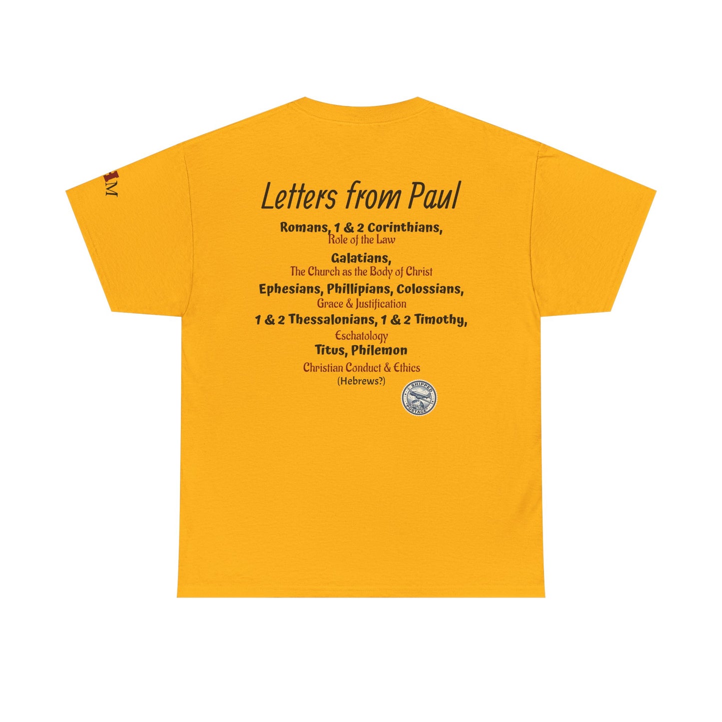 Letters from Paul T-Shirt — What Would Yours Say?