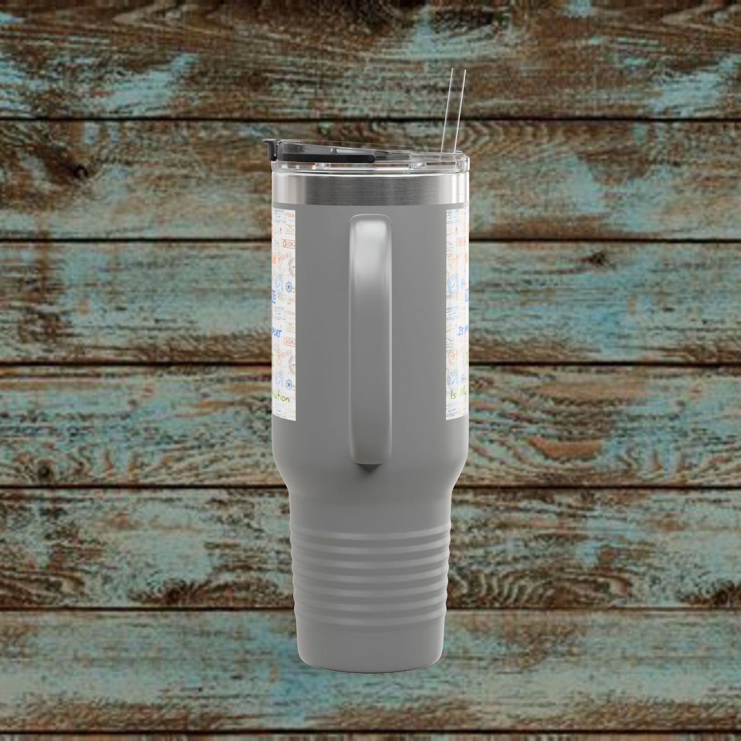 Faith Based Insulated Travel Mug – 40oz | Jesus is My Pilot Design | Perfect for Travelers & Pilots