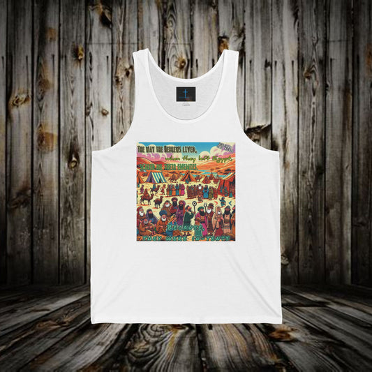 Biblical Dad Joke: Because They Were InTents- Tank Top