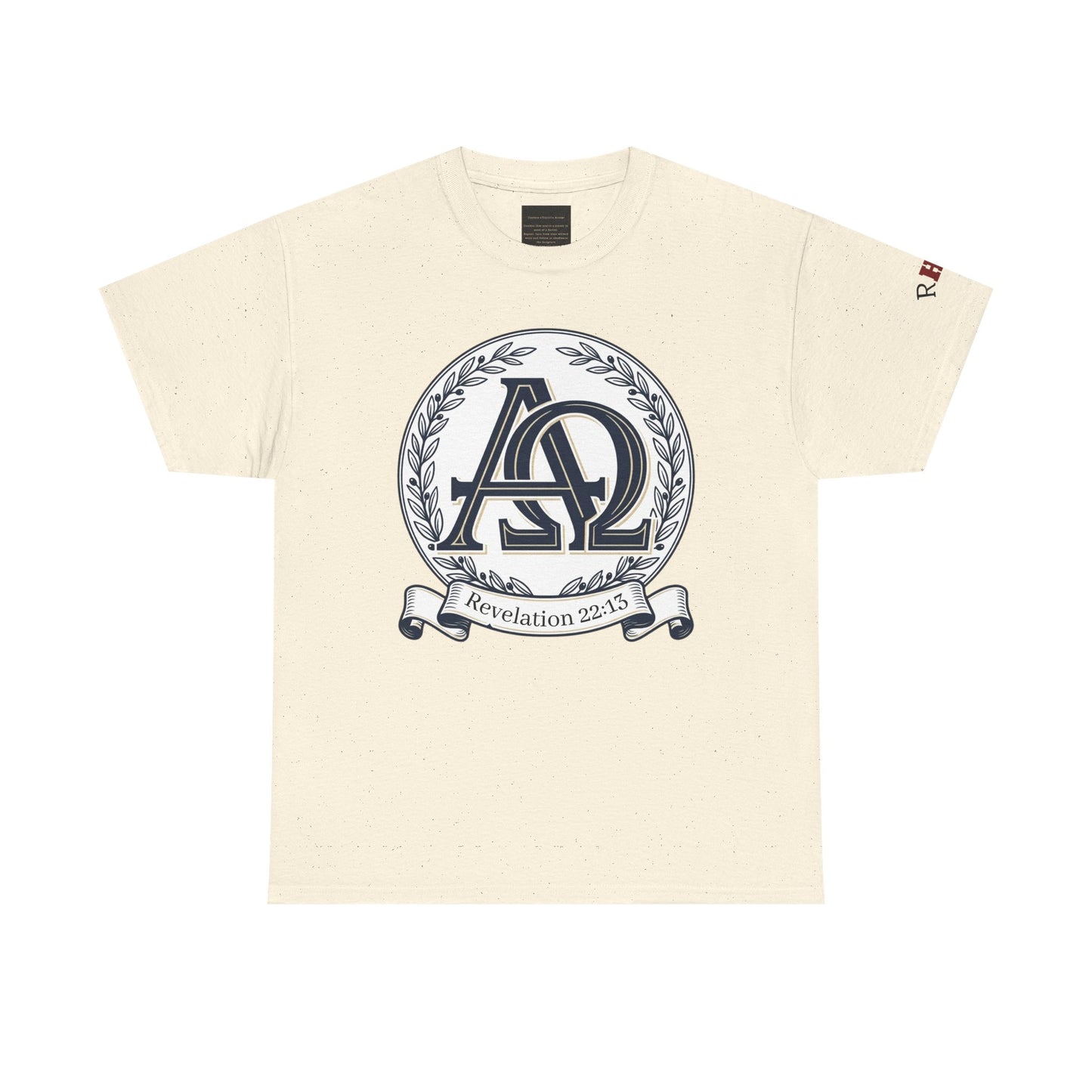 Alpha Omega T-shirt "I Am the First & the Last" Names of Jesus