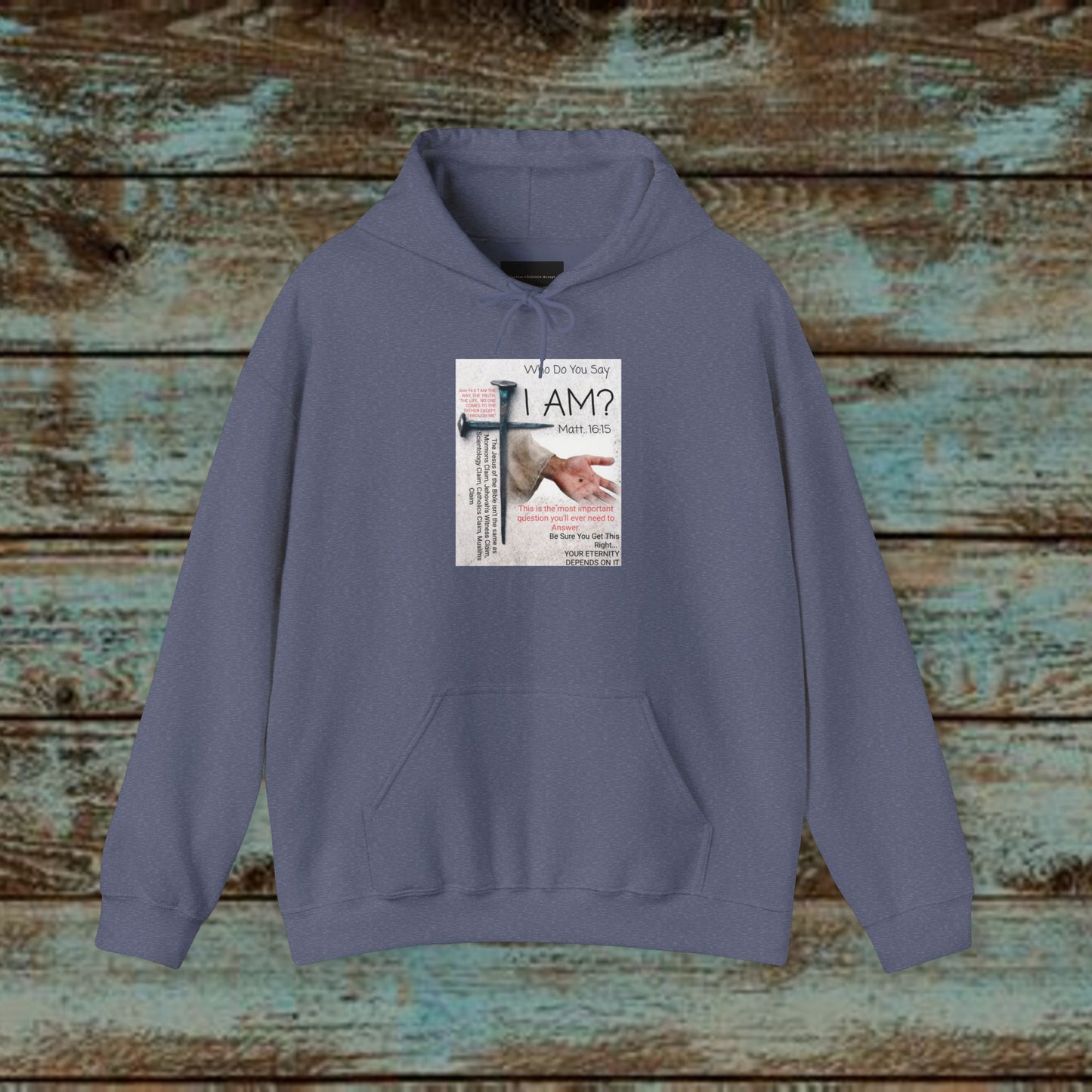 'Who do you say I Am' Unisex Heavy Blend™ Hooded Christian Sweatshirt