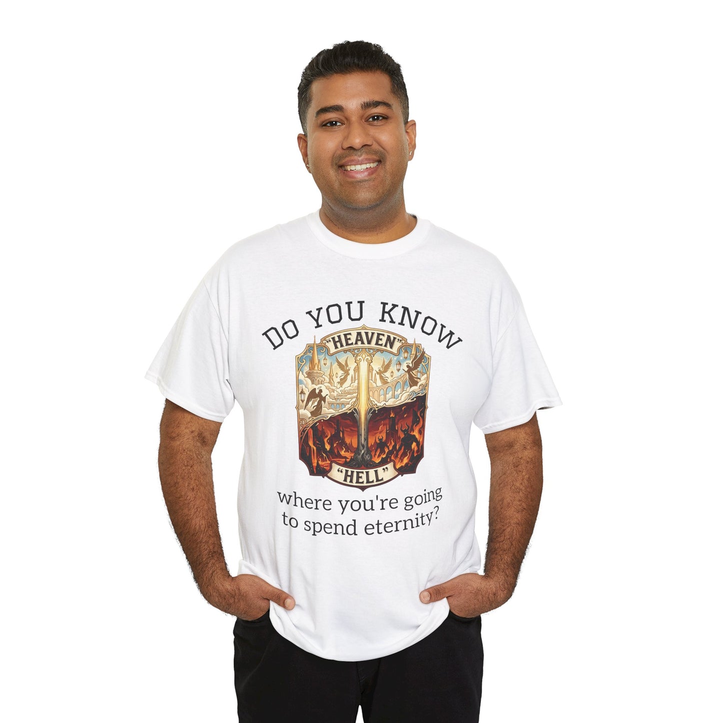 "Do You Know Where You’re Going? / Ask Me About Jesus"- Gospel Tee