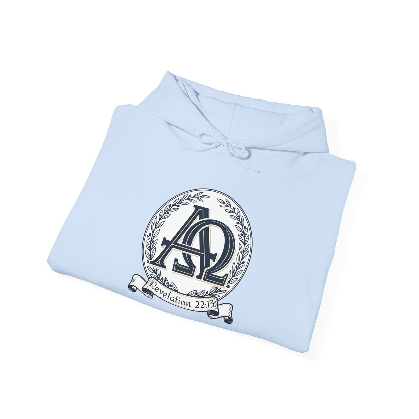 Alpha Omega Hoodie — "I Am the First & the Last" Names of Jesus