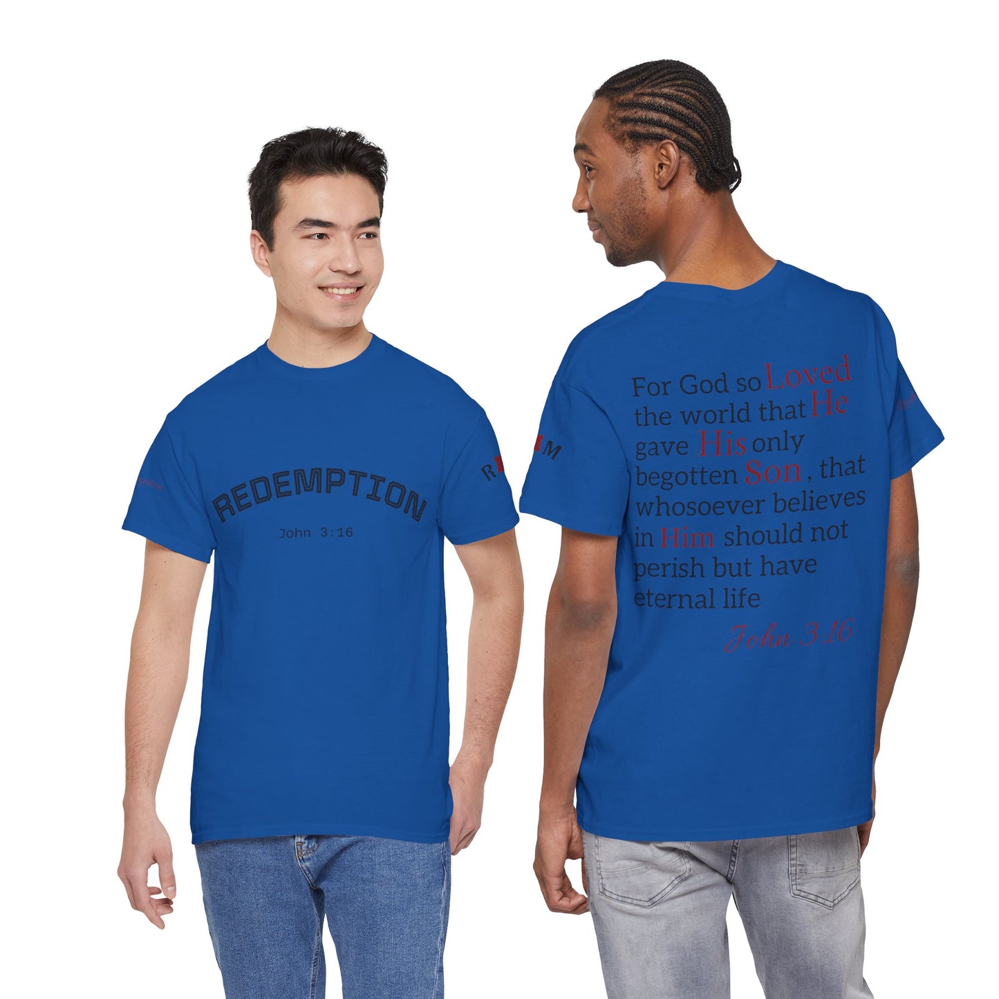 Redemption John 3:16 T-Shirt — Scripture Tee