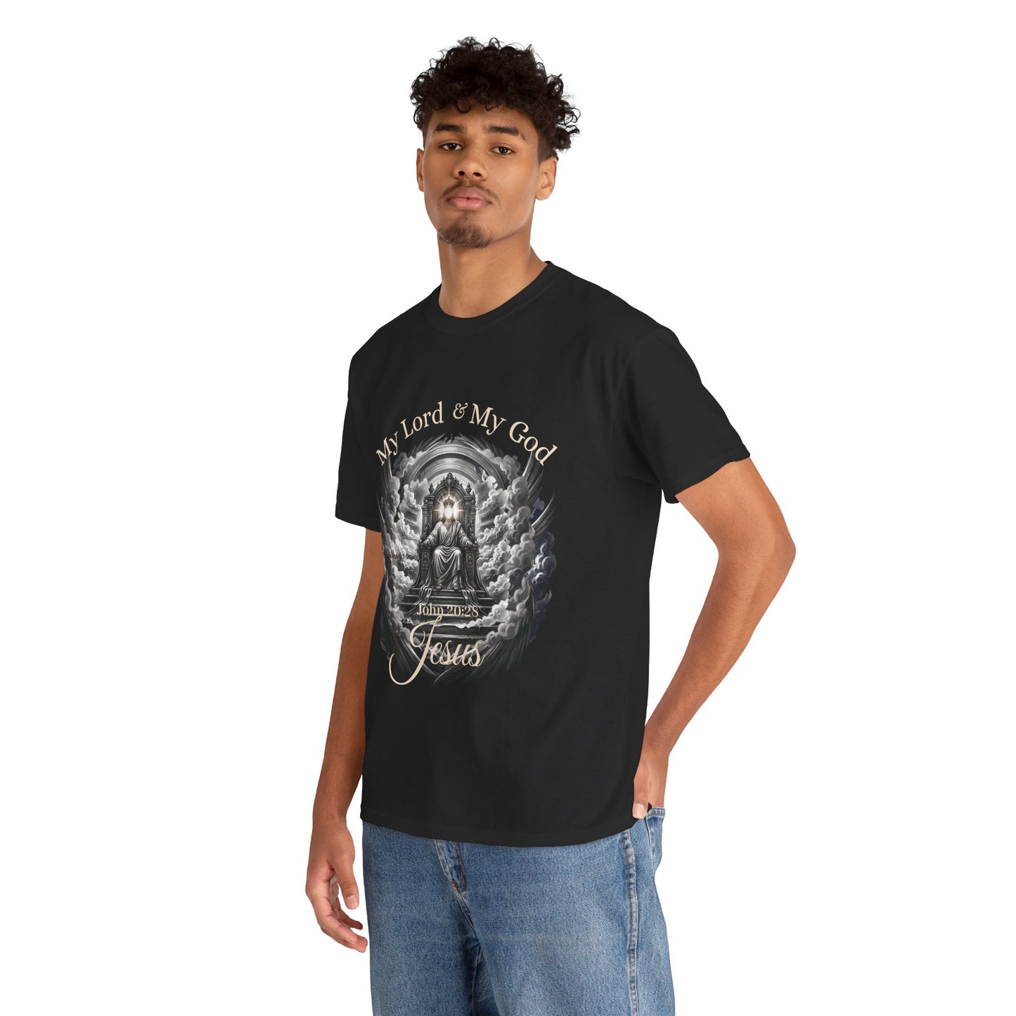 Jesus on the Throne "My Lord & My God" Christian Faith Tee