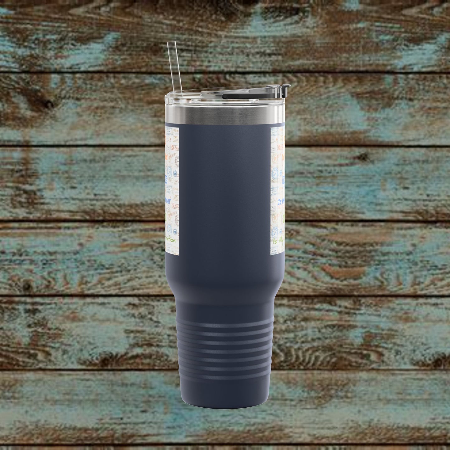 Faith Based Insulated Travel Mug – 40oz | Jesus is My Pilot Design | Perfect for Travelers & Pilots