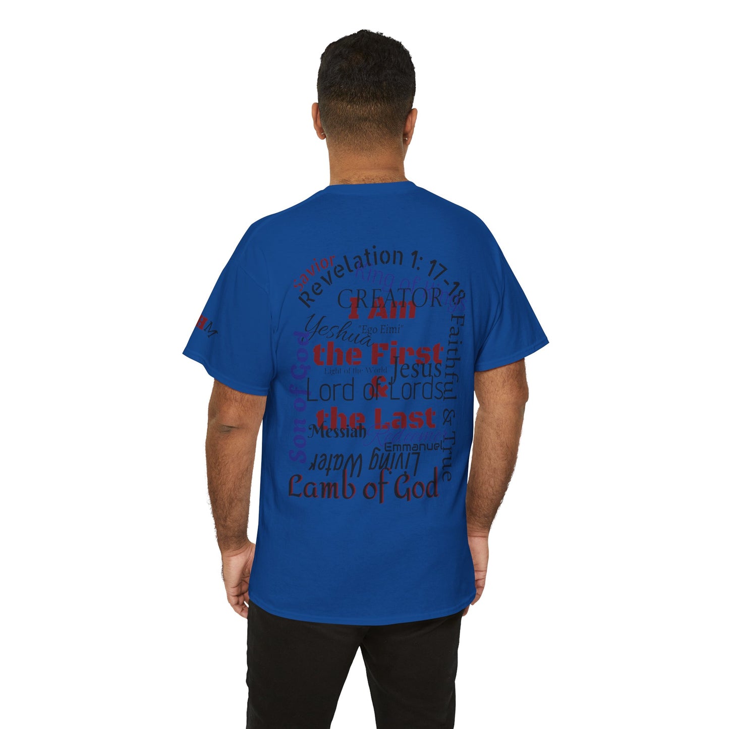 Alpha Omega T-shirt "I Am the First & the Last" Names of Jesus