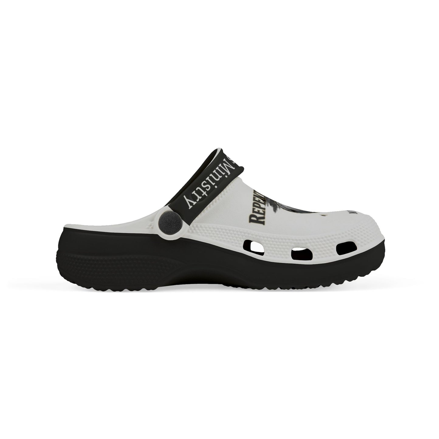 Shoes-Kid's RHM Clogs — Repentant Hearts Ministry Graphic Shoes
