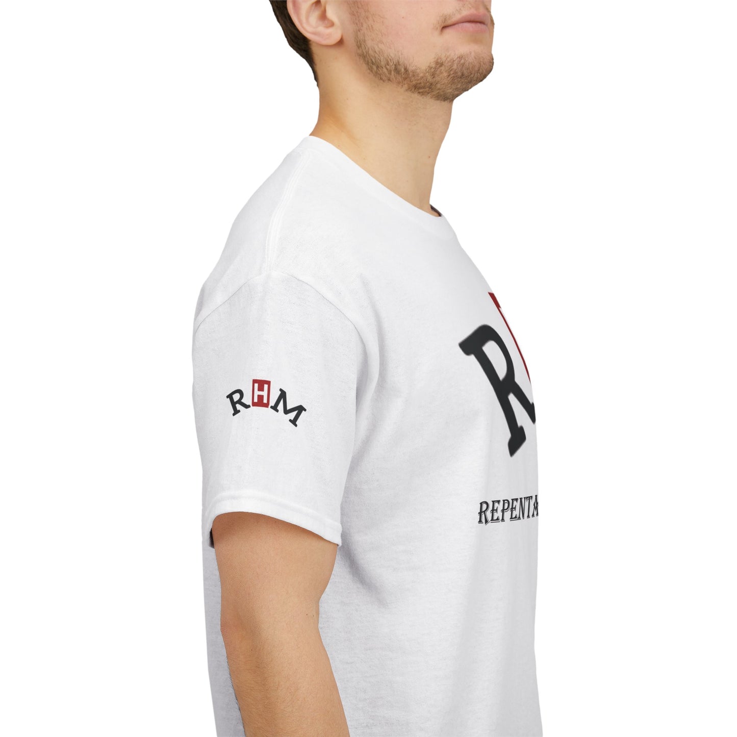 Rev 2:5 T-Shirt- Repentant Hearts Ministry Tee — RHM Logo & Menorah Back Print