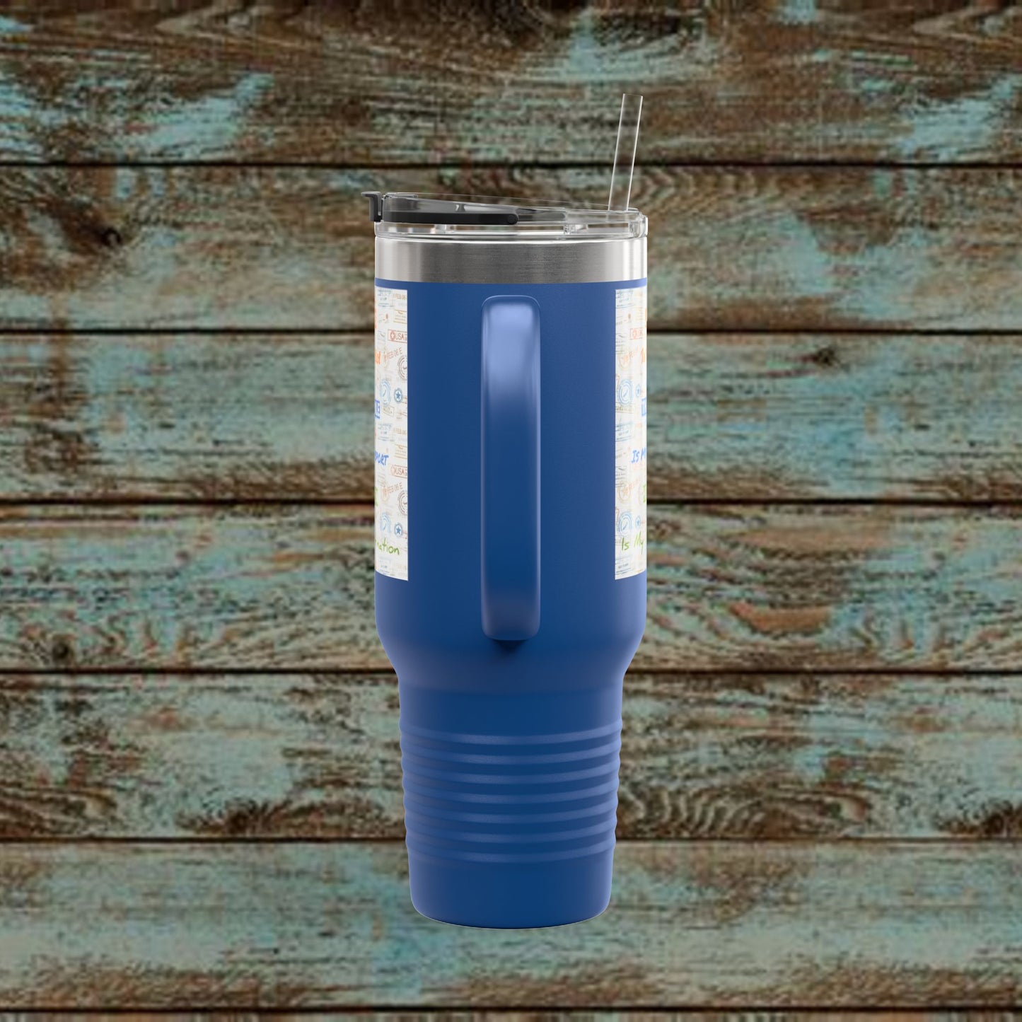 Faith Based Insulated Travel Mug – 40oz | Jesus is My Pilot Design | Perfect for Travelers & Pilots