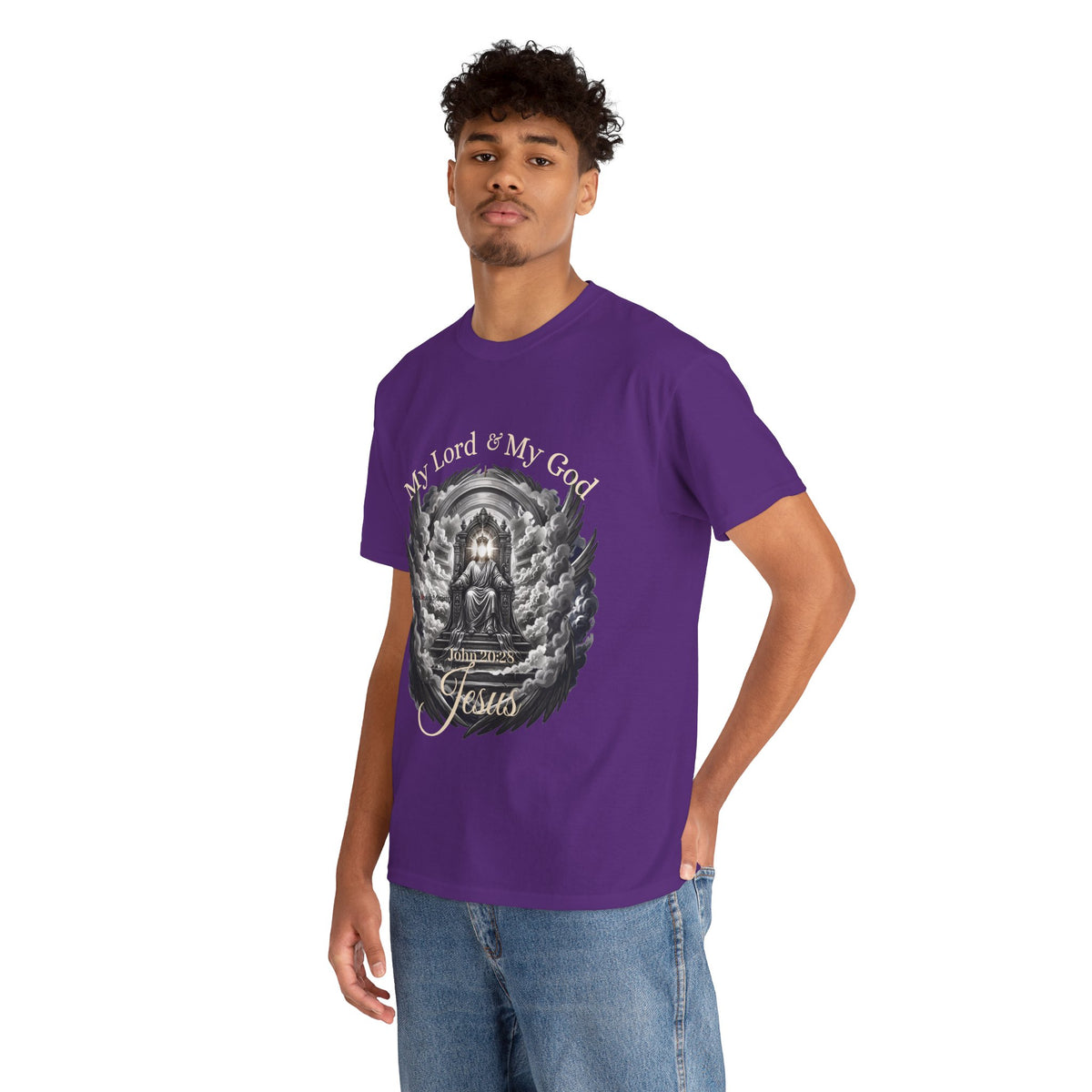 Jesus on the Throne "My Lord & My God" Christian Faith Tee