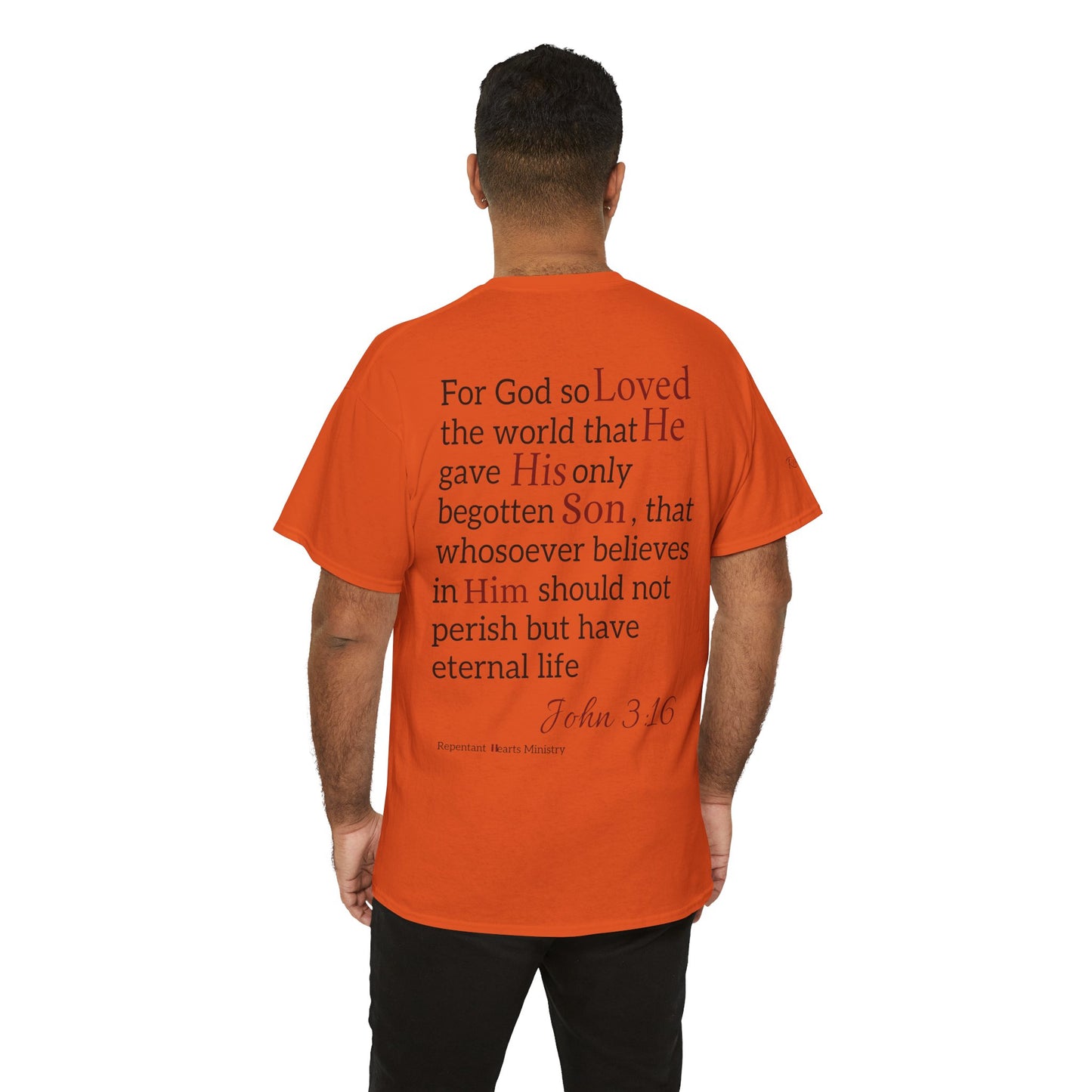 Redemption John 3:16 T-Shirt — Scripture Tee