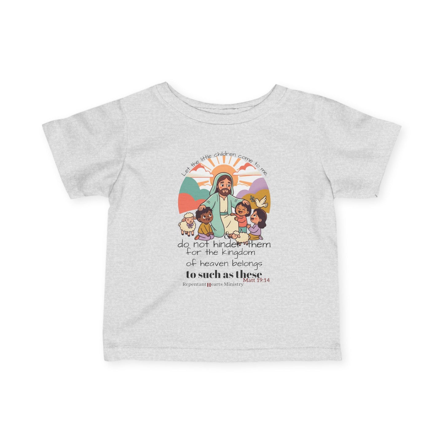 Infant Tee- 'Let the Little Children Come' Christian - Matthew 19:14