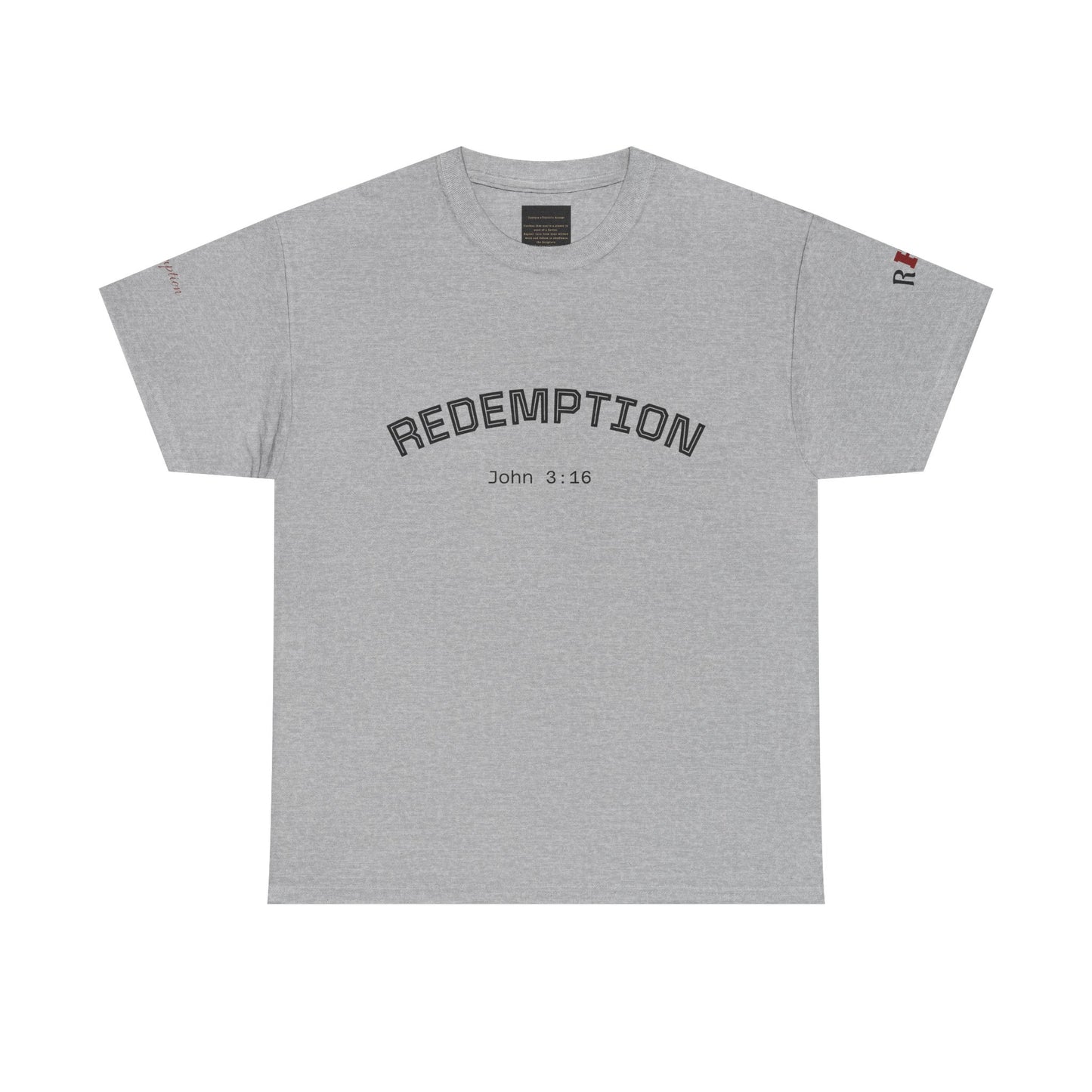 Redemption John 3:16 T-Shirt — Scripture Tee