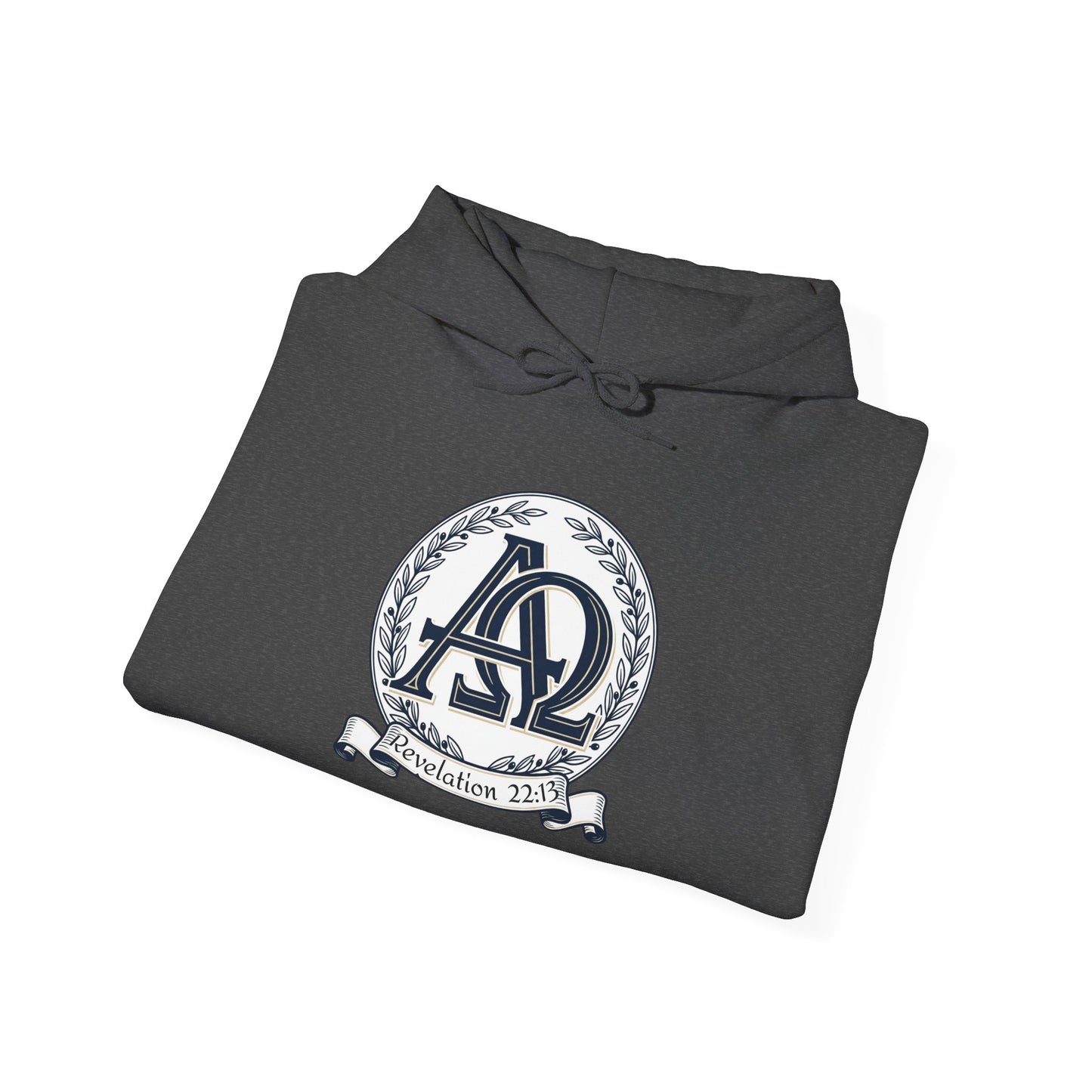 Alpha Omega Hoodie — "I Am the First & the Last" Names of Jesus