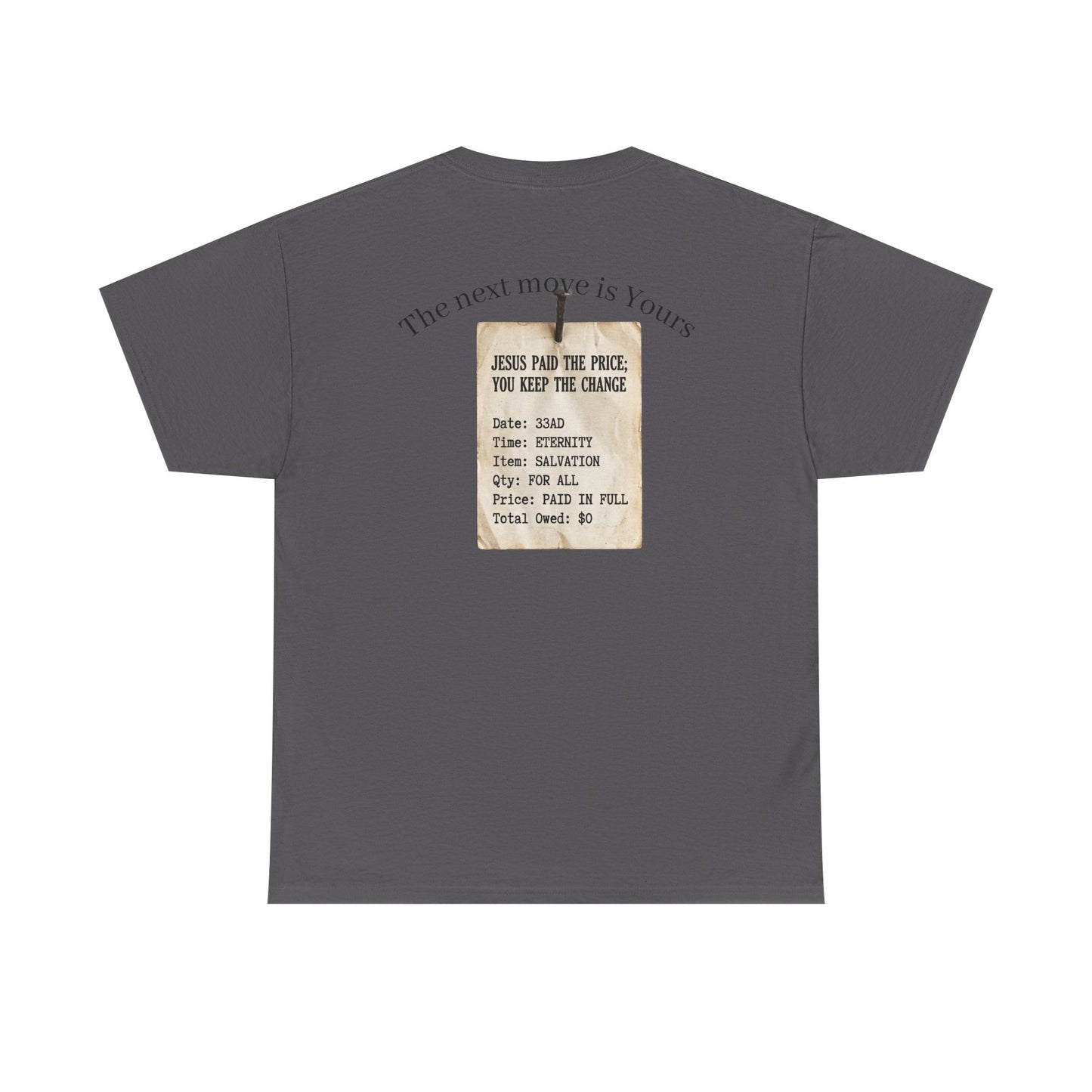Your Debt Is Paid Romans 6:23 Inspirational- Christian Cross T-Shirt