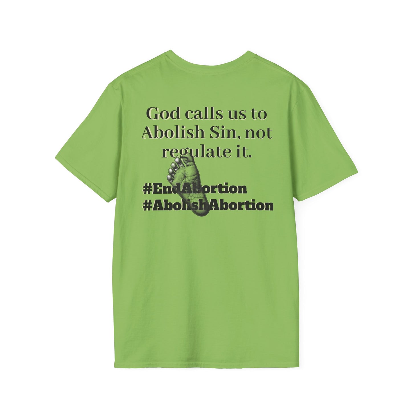 Abolish Abortion T-Shirt - Jeremiah 1:5