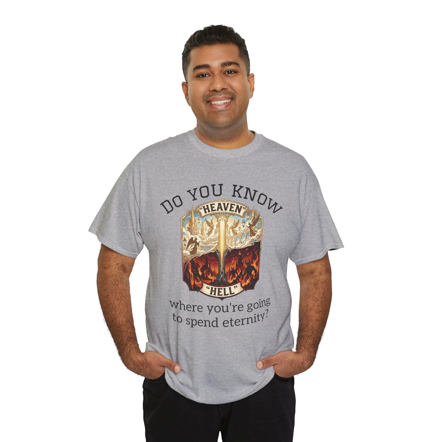"Do You Know Where You’re Going? / Ask Me About Jesus"- Gospel Tee